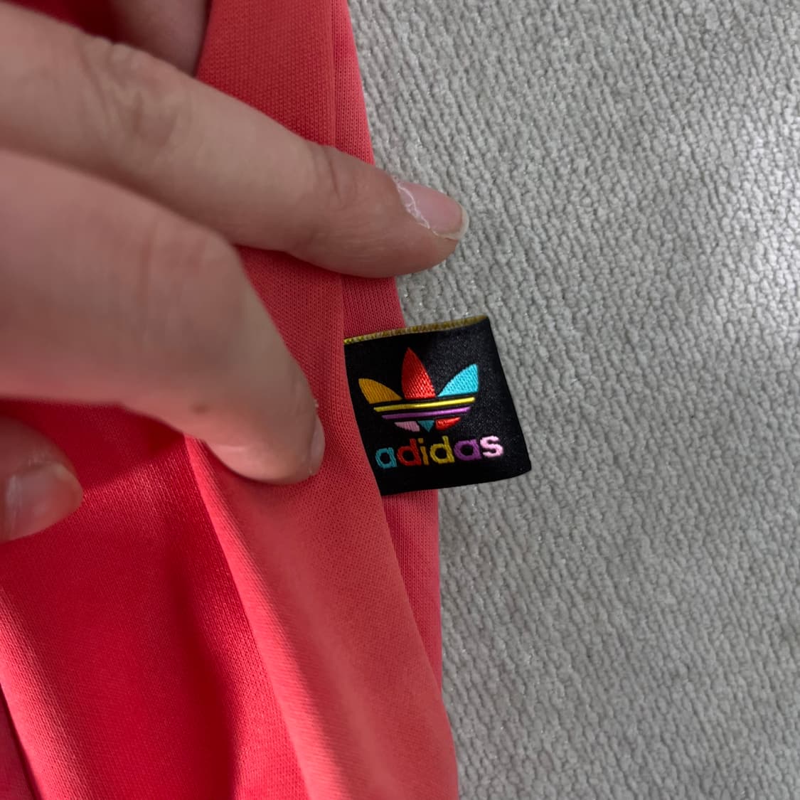 105 아디다스 패럴윌리엄스 레드 타이다이 트랙탑 져지 상품이미지4