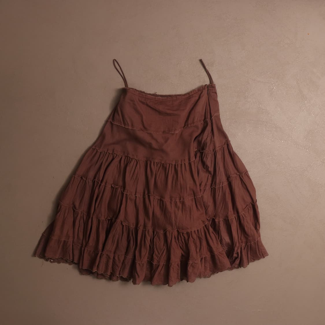 일본빈티지 모리걸 페어리 린넨 롱스커트 A489 상품이미지5