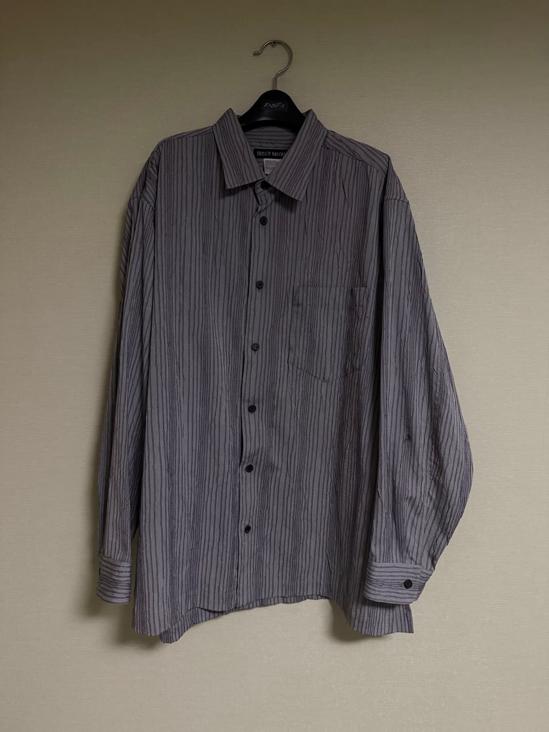 [5]issey miyake 주름가공 셔츠 상품이미지1