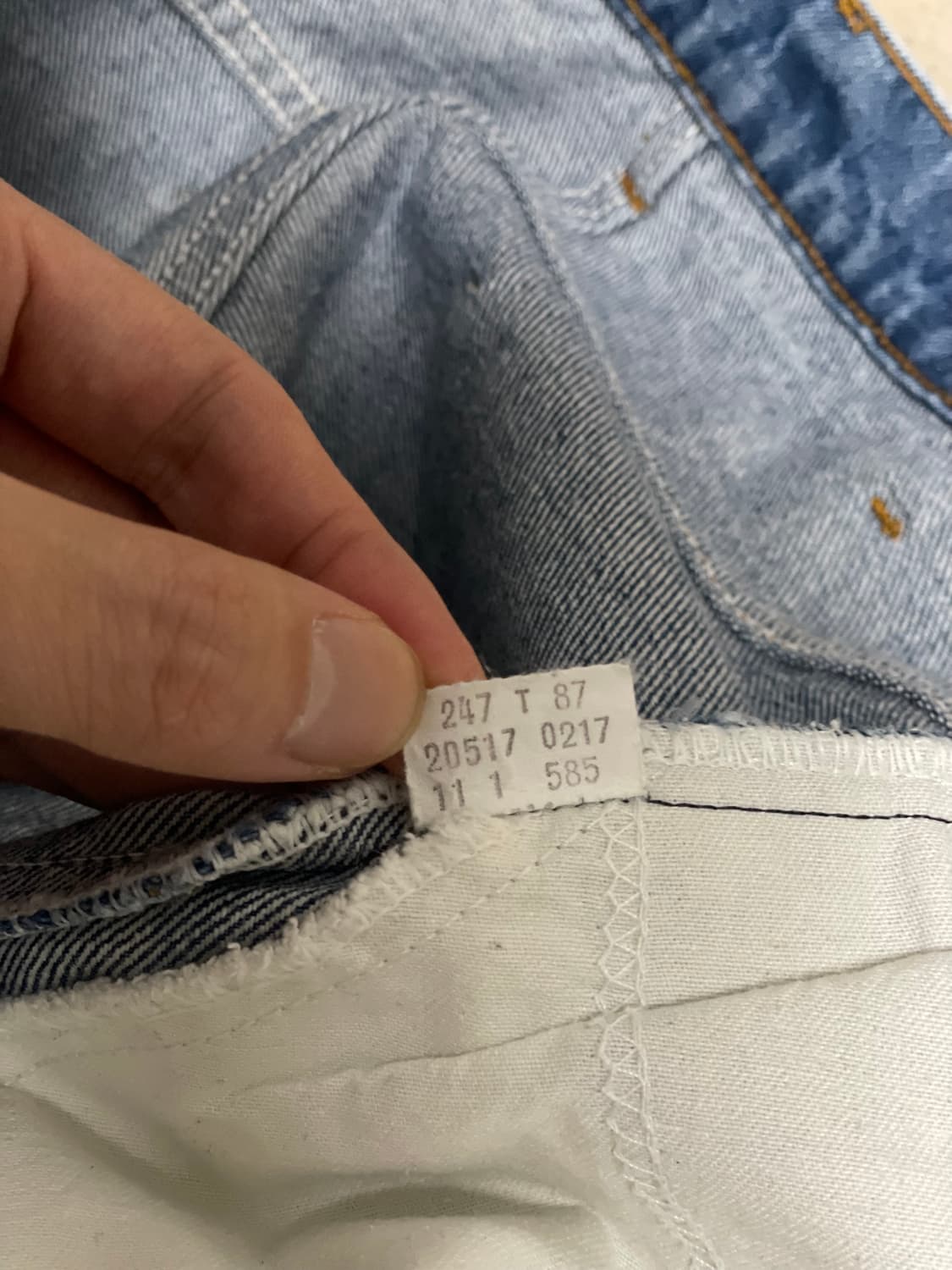 80s USA 리바이스 20517 오렌지탭 34x31 상품이미지5