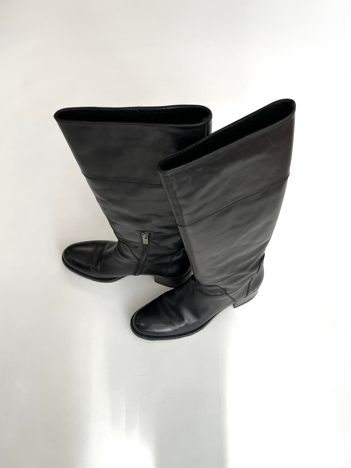 질샌더 2011 라프시몬스 레더 라이더 부츠 상품이미지4