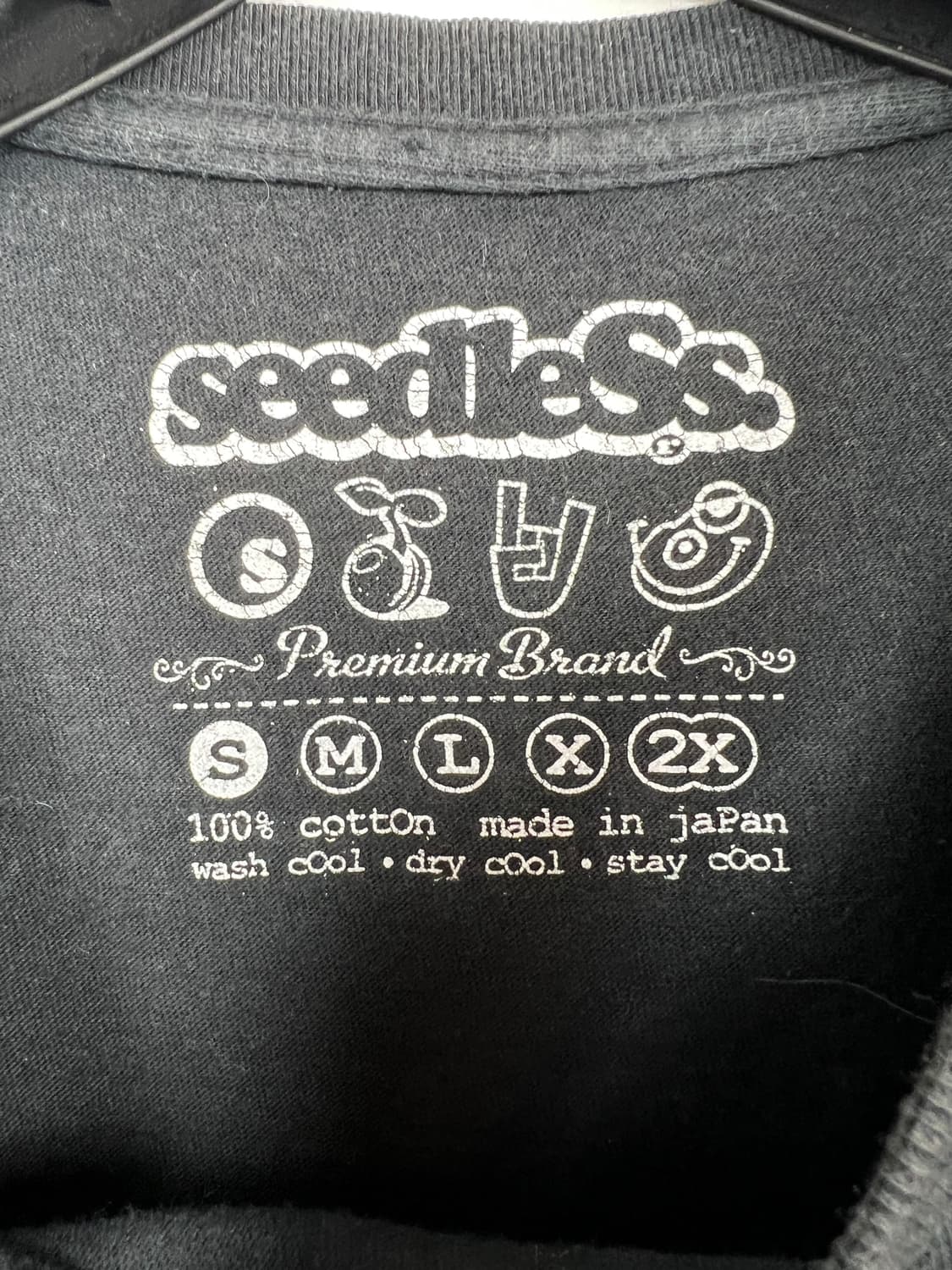 T077 시들레스 퍼플 그래픽 여성 반팔 티셔츠 상품이미지2