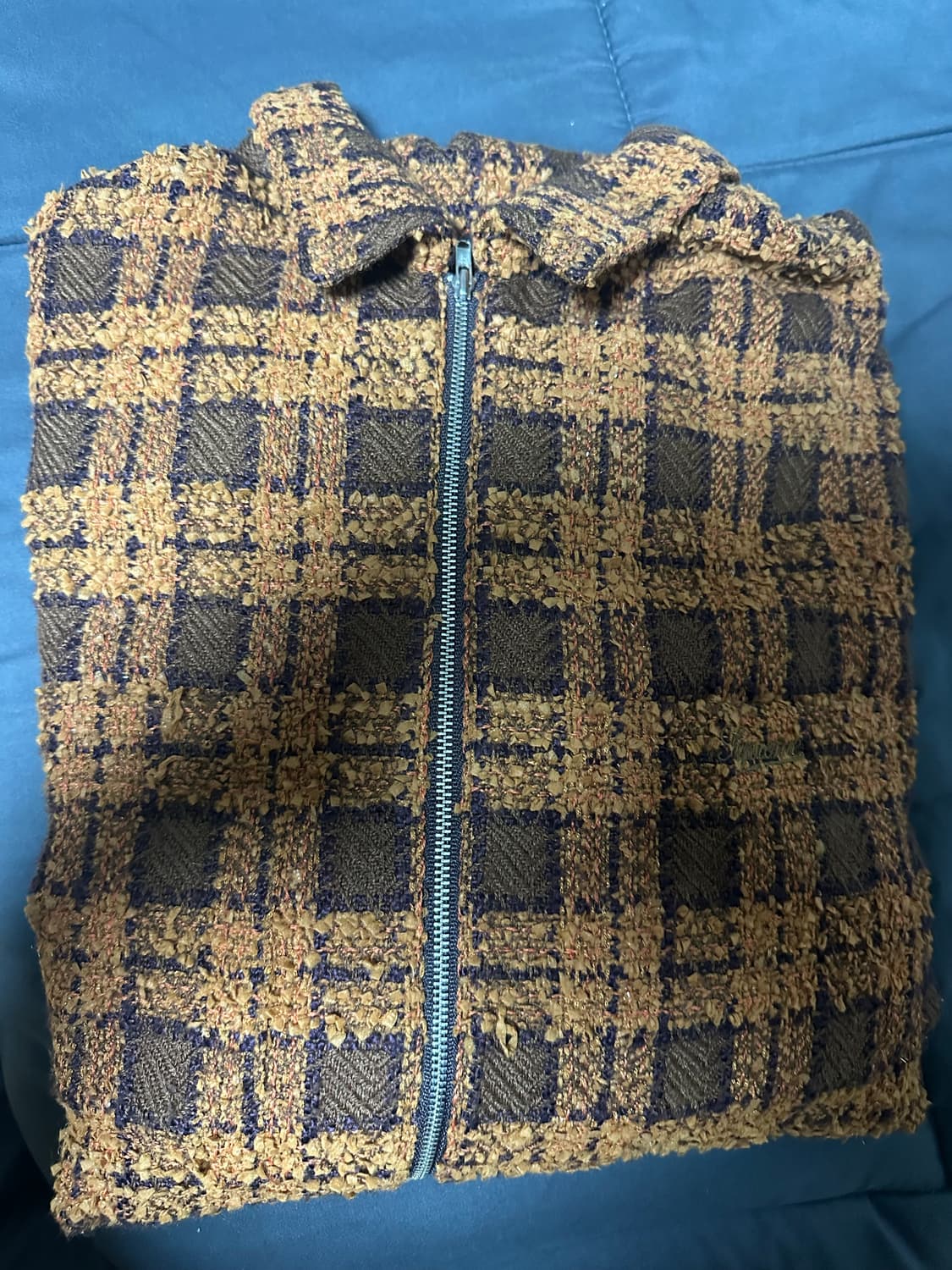 슈프림 부클 집업 셔츠 러스트 L사이즈 상품이미지2