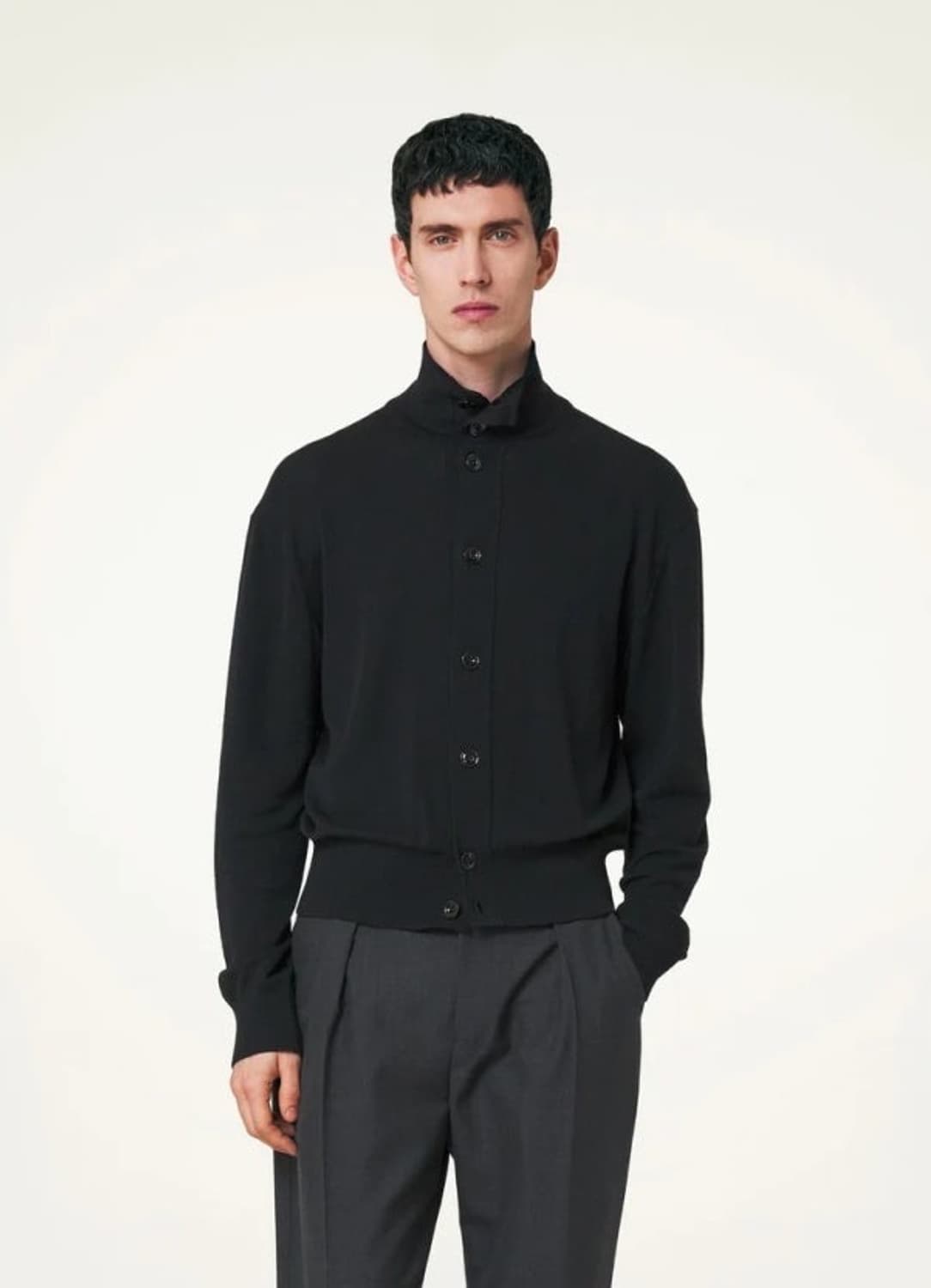 [구매글] [M] 르메르 컨버터블 가디건 블랙 상품이미지1