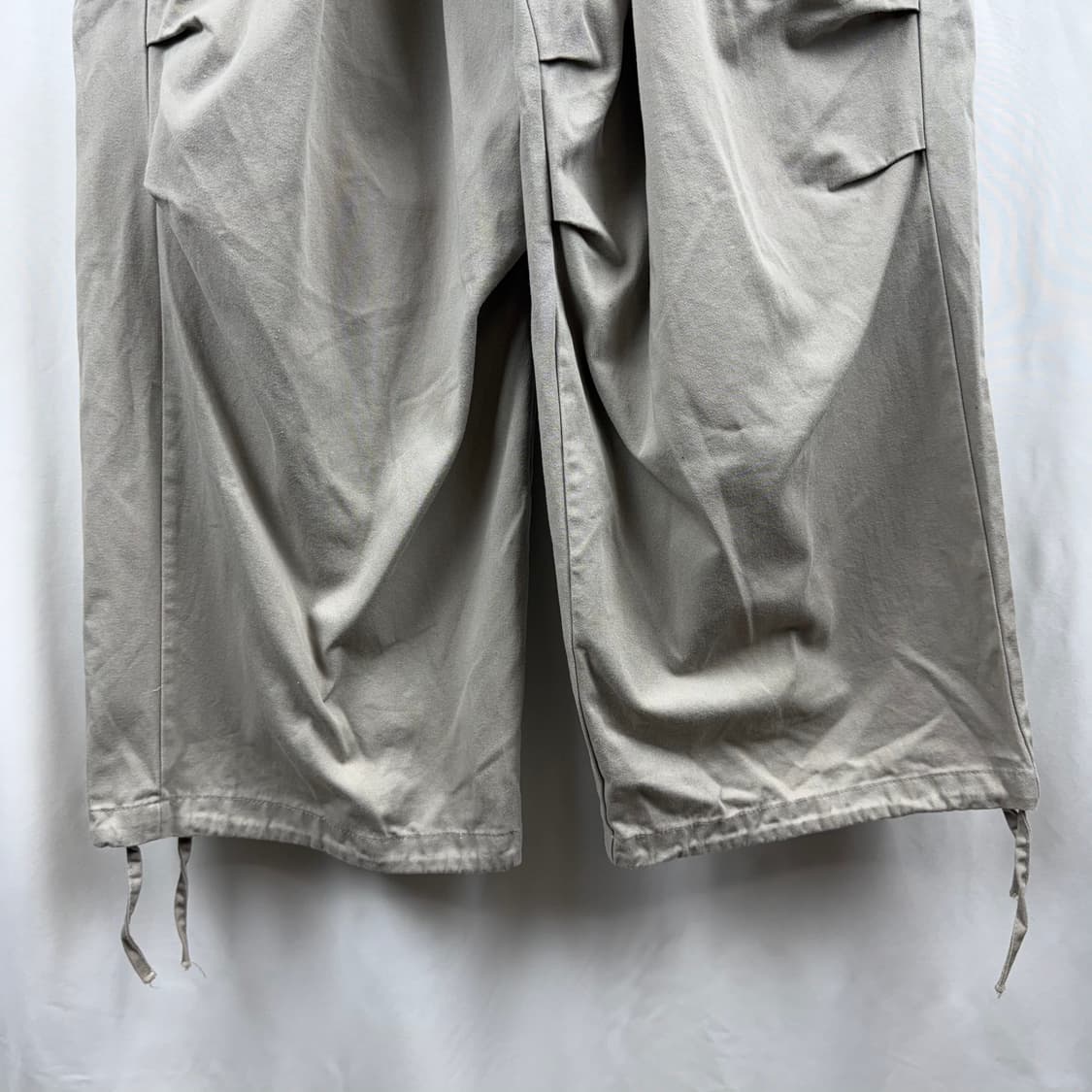 (F) 쉬인 카고 와이드 팬츠 베이지 상품이미지3