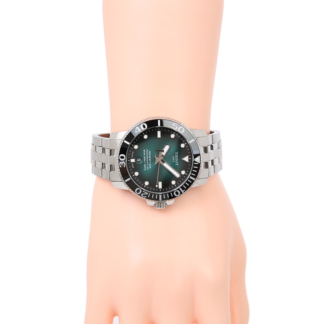 티쏘 씨스타 1000 파워매틱80 워치 스틸시계 T120.407.11.0 상품이미지5