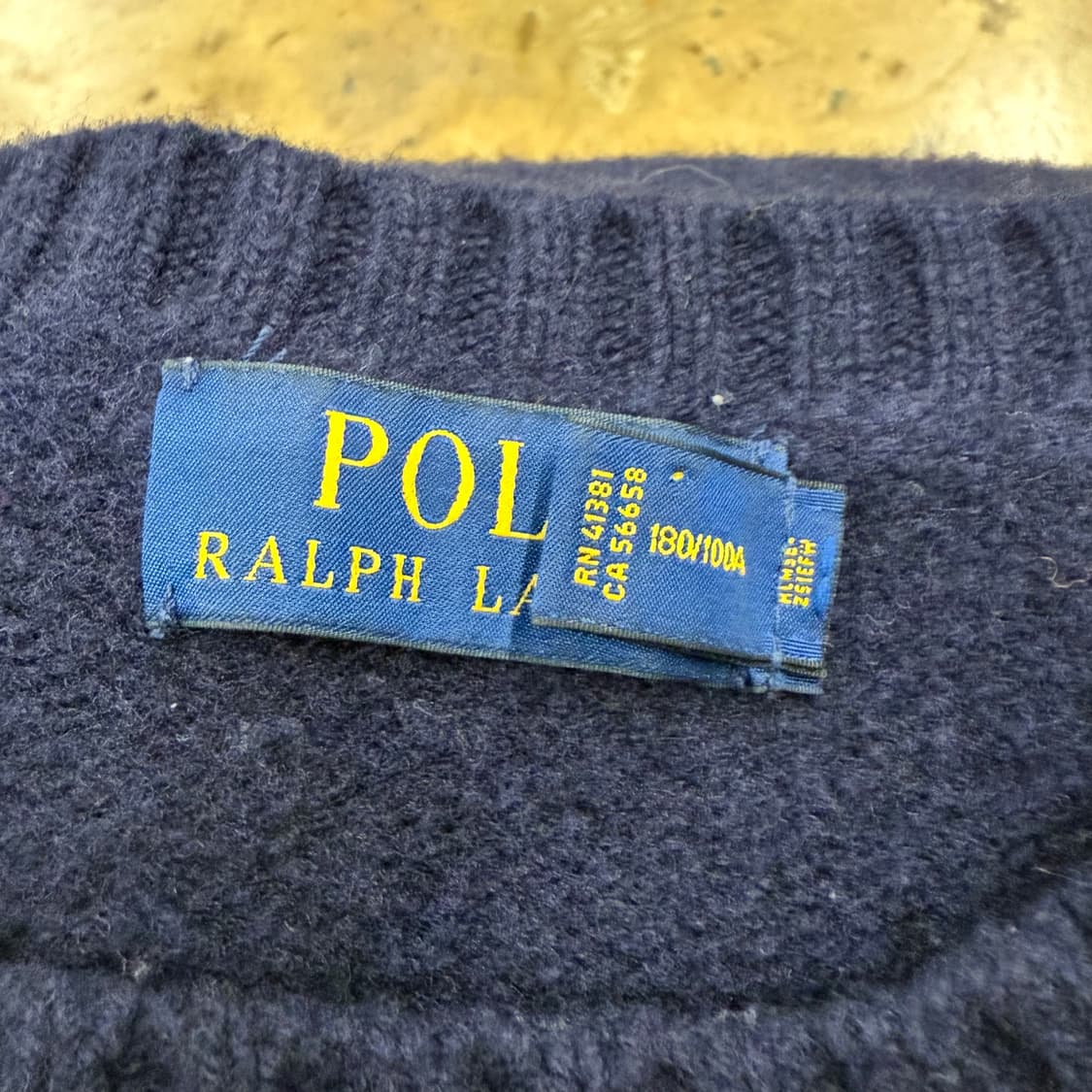 폴로 랄프로렌 테디베어 네이비 니트  상품이미지5
