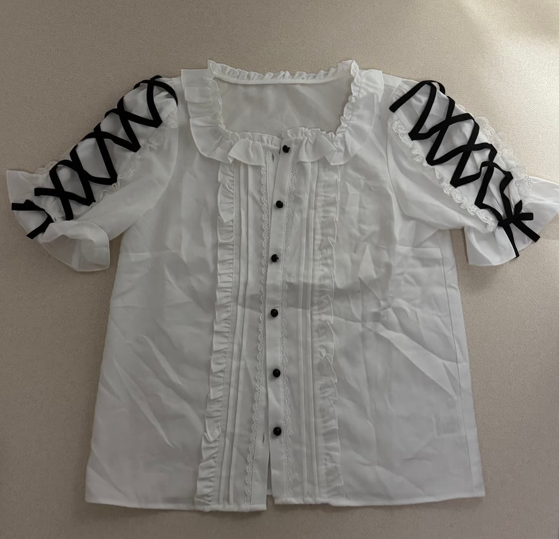 지뢰계깔 양지뢰 블라우스  상품이미지1