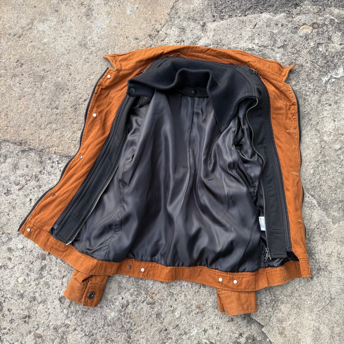 빈티지 다크 머스타드 레이어링 자켓 상품이미지8