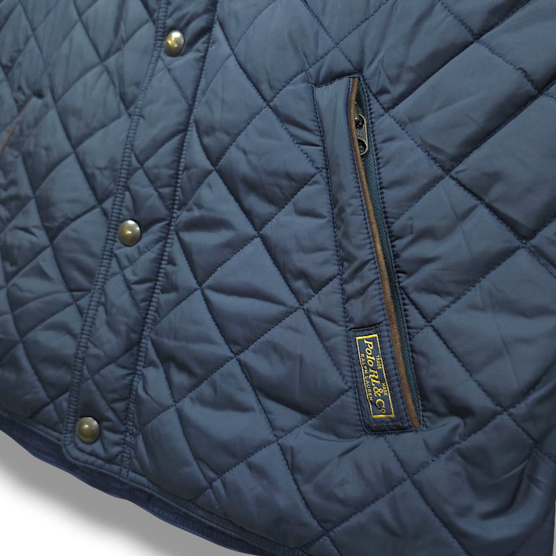 [XL] 폴로 네이비 퀼팅 코듀로이 베스트 경량 조끼 상품이미지5