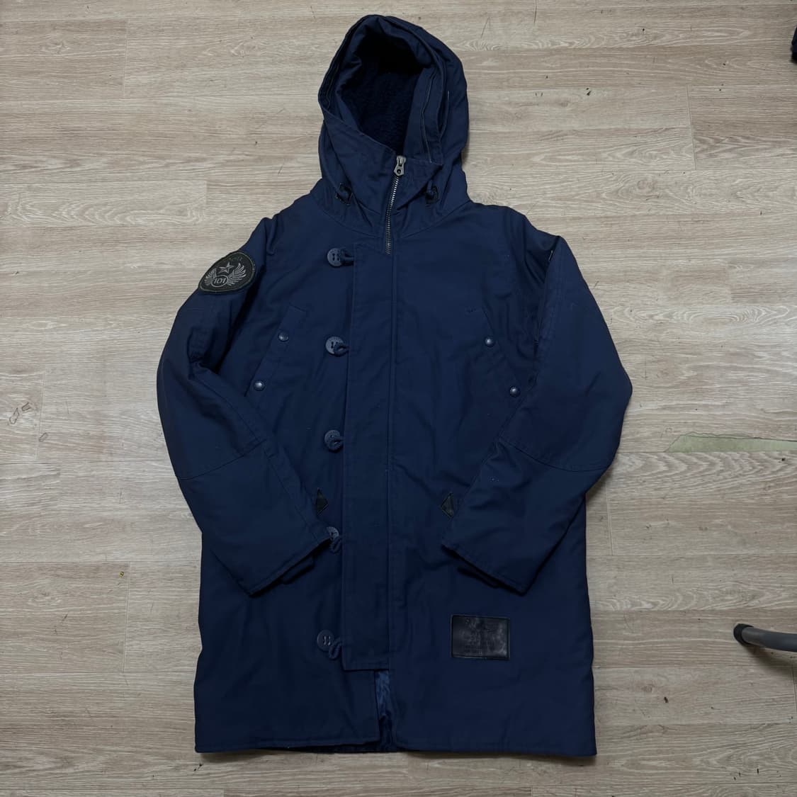 Schott 사이드패치 다운 후드패딩 S/90 상품이미지1