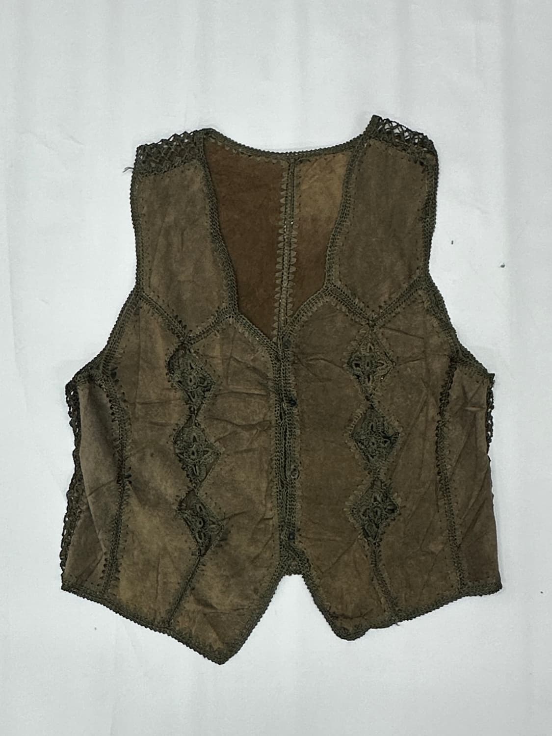 🪇하구미의 에스닉 히피 코디세트🪇브라운 태슬 자수 가죽 베스트  상품이미지6