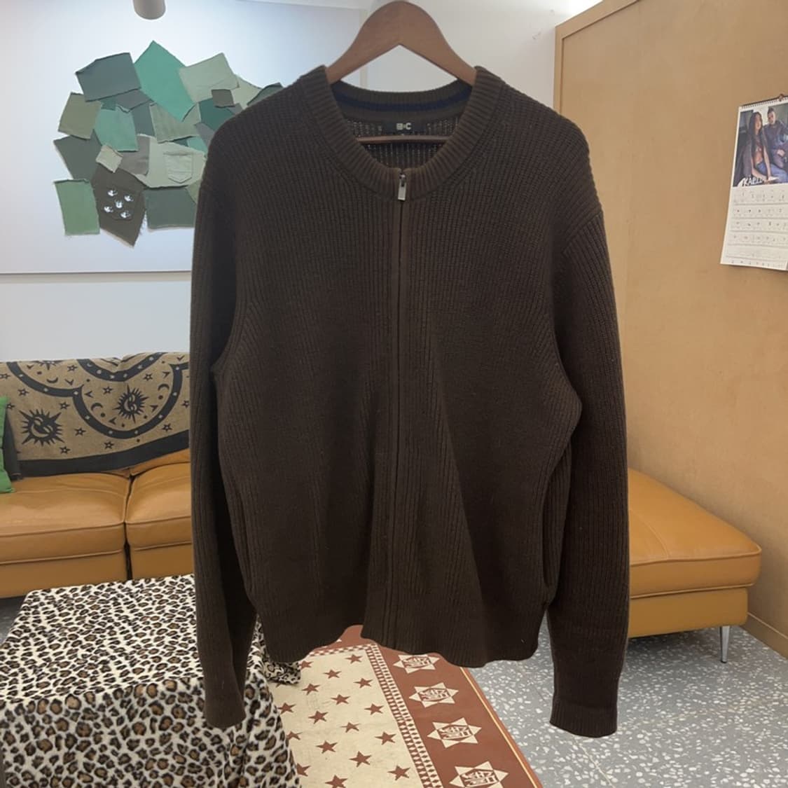 유니클로 빈티지 모던 캐주얼 시크 집업 가디건 XL C09414 상품이미지3