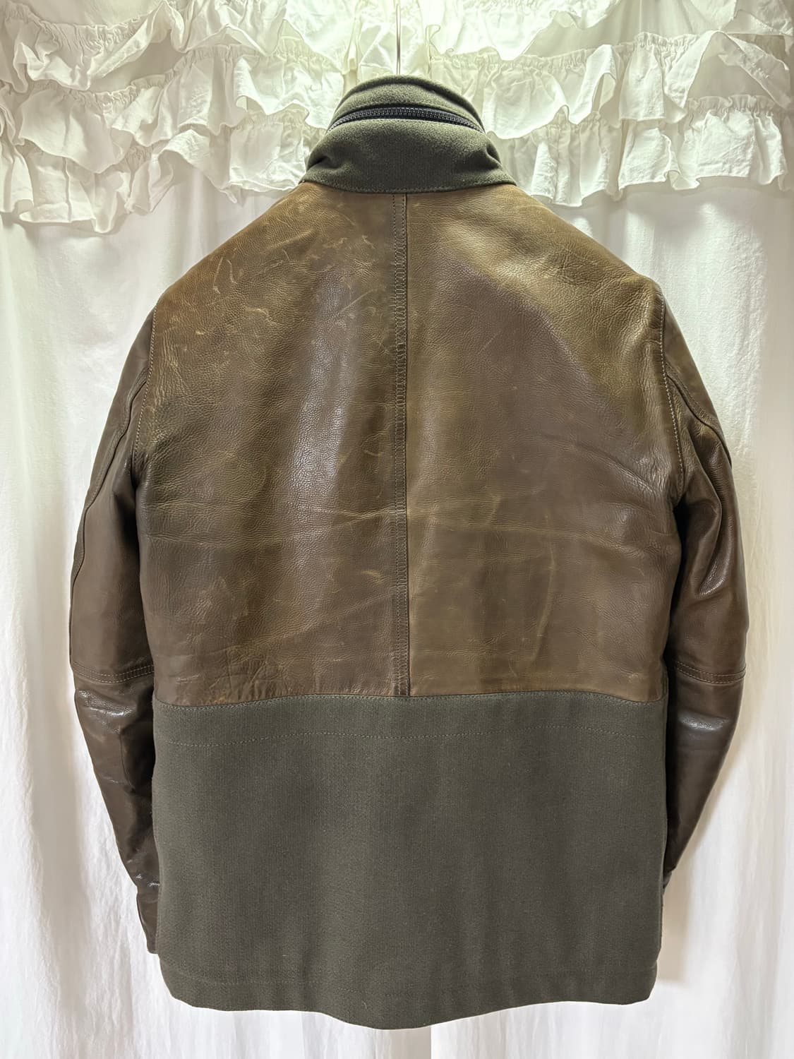 스톤아일랜드 레더 가죽 무스탕 상품이미지2