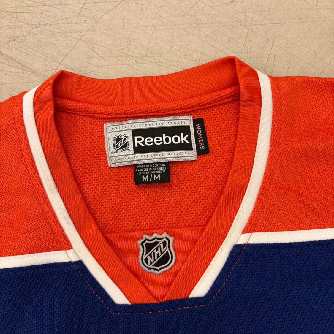 리복 NHL 오일러스 우먼스 하키 져지 상품이미지3