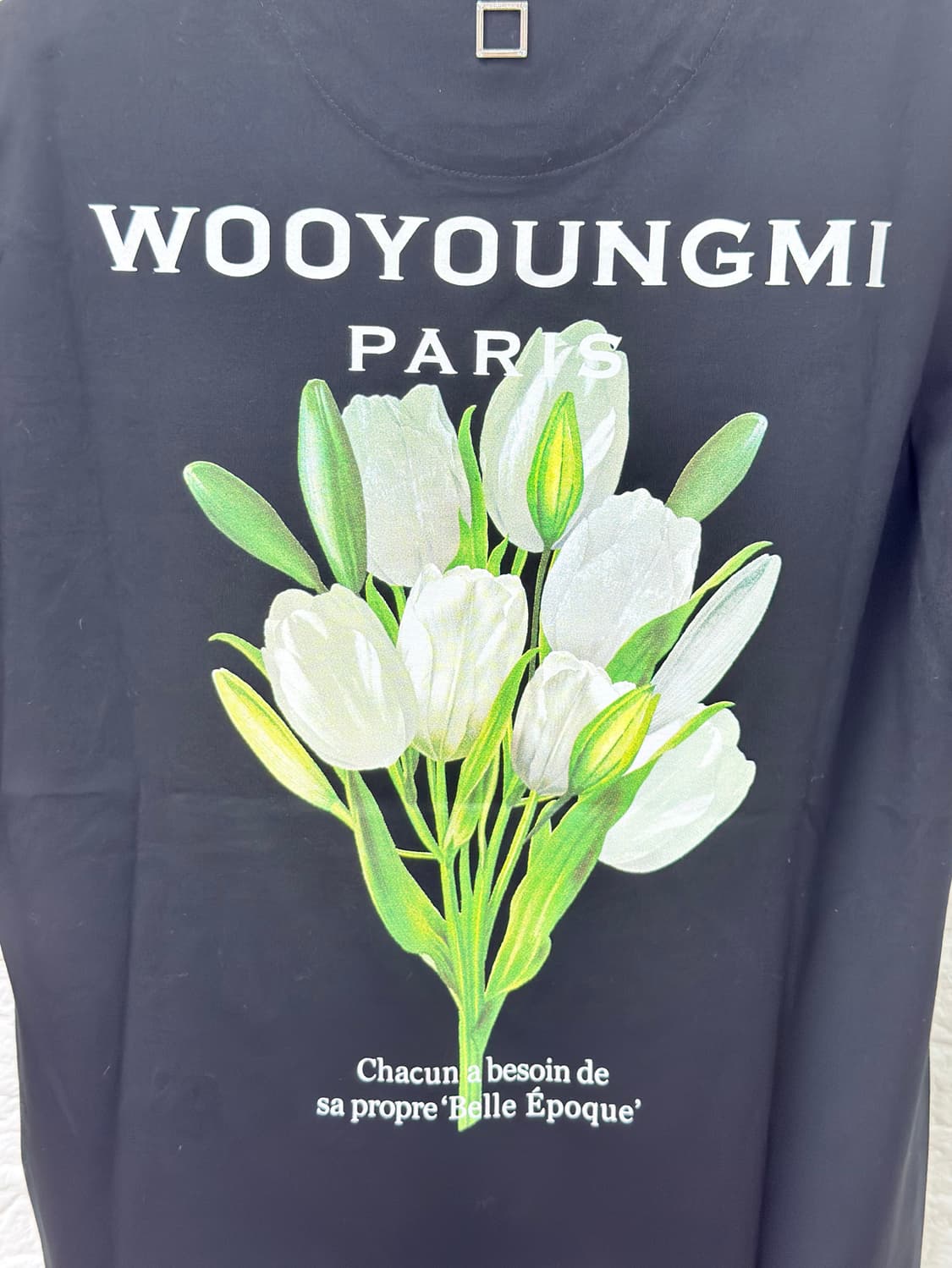 (새상품)우영미 플라워백로고 티셔츠 (5장일괄 구매시 이상품 드립니다 상품이미지3