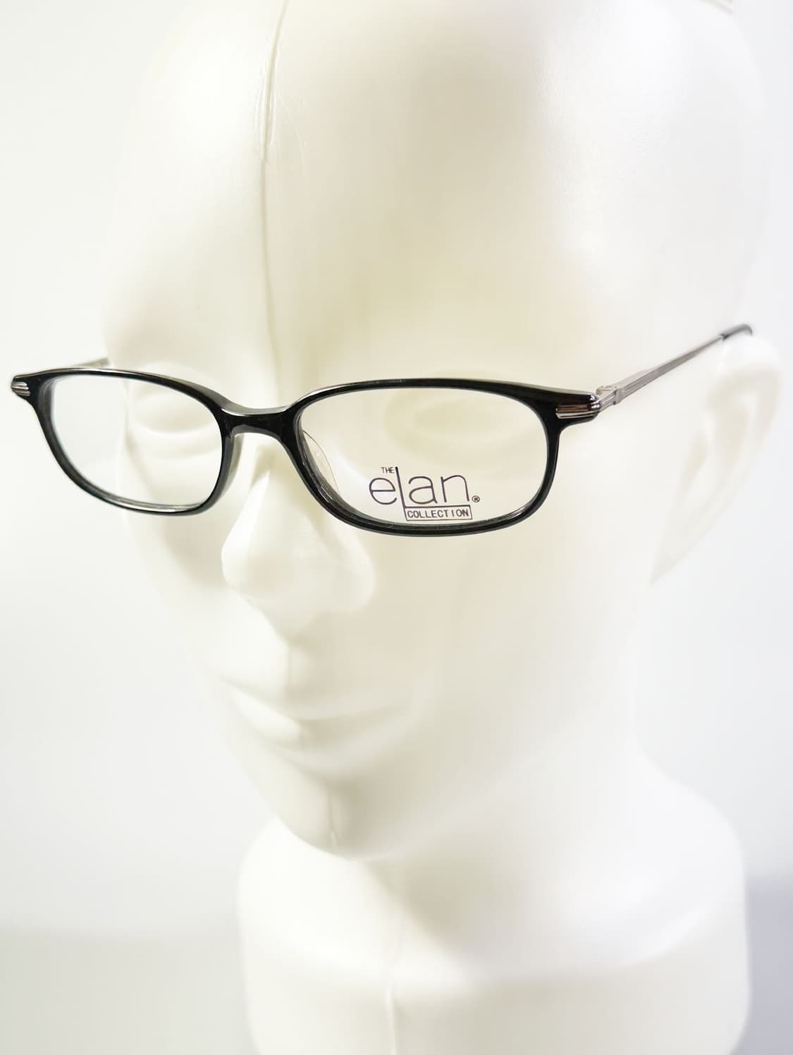 90s ELAN 블랙 뿔테 스퀘어 프레임 빈티지 안경 상품이미지9