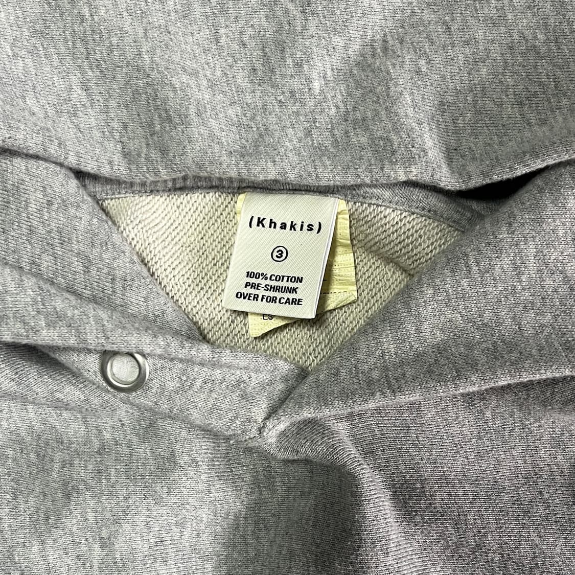 [3] 카키스 헤더 스탁 후디 캠퍼스 그레이 후드티 상품이미지3