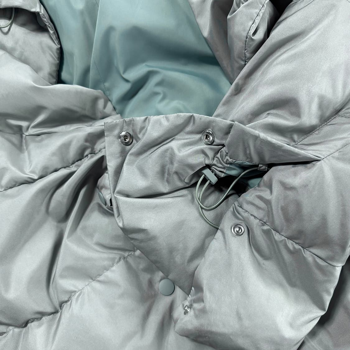 시스템 셔링 구스 하프 패딩 상품이미지4