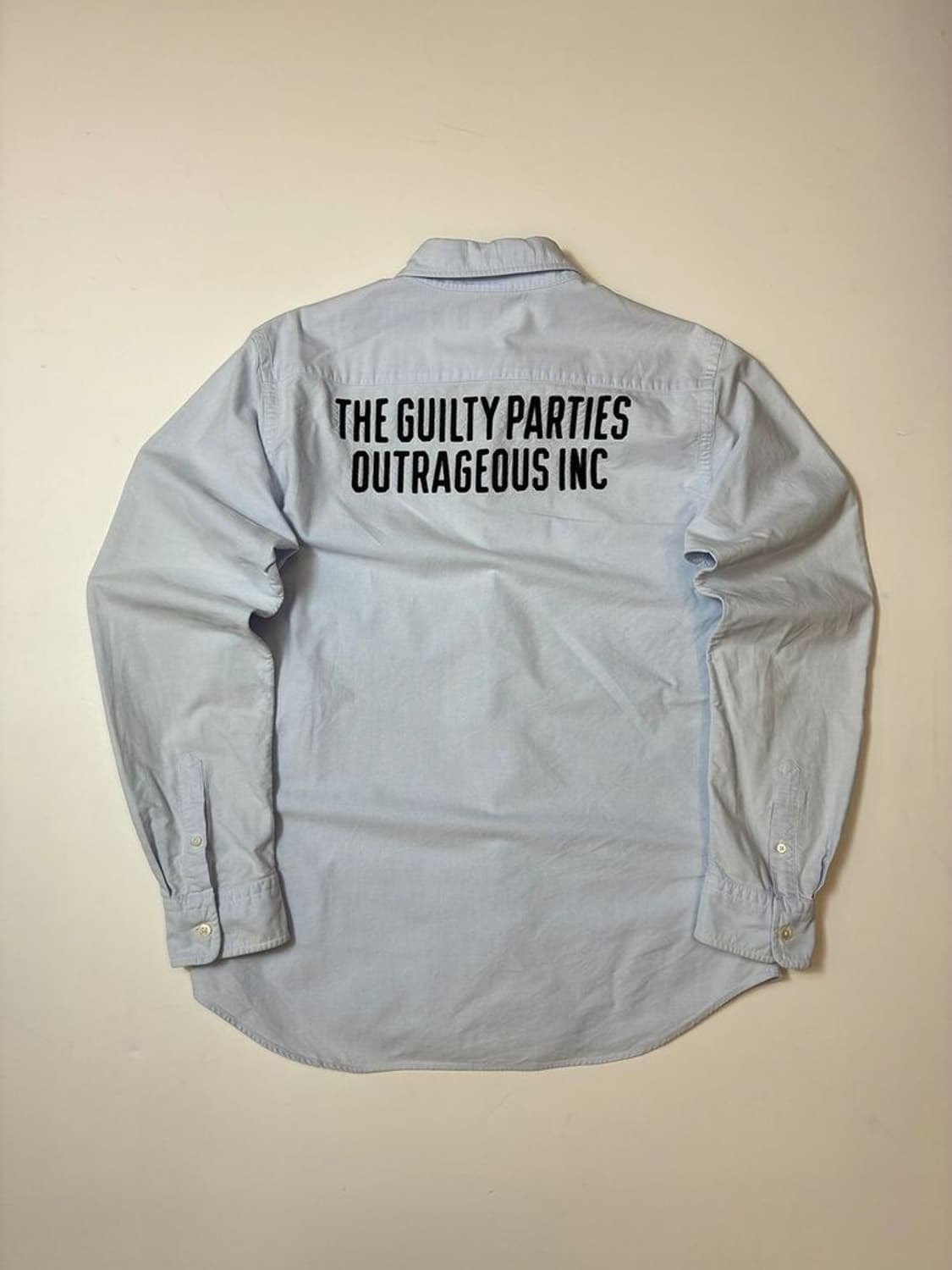 와코마리아 옥스포드 레터 셔츠 PN8365 상품이미지1