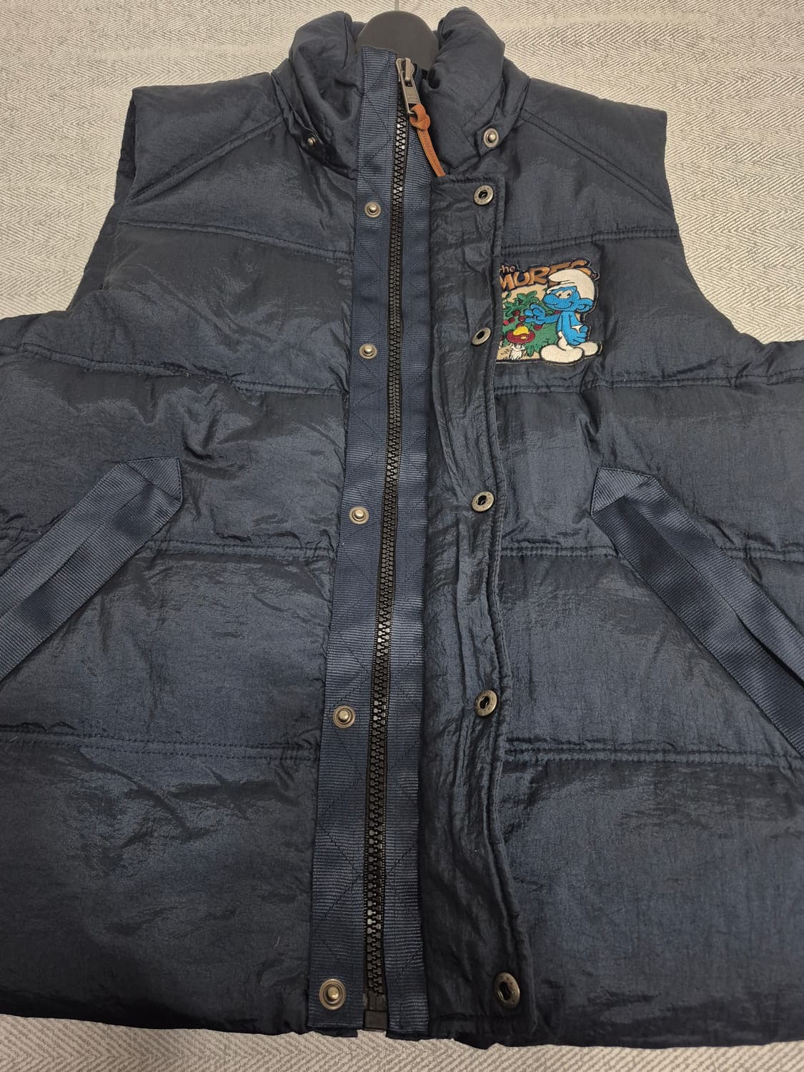 홀 하우스 더 스머프 덕다운 패딩 조끼 남성 105사이즈 상품이미지4