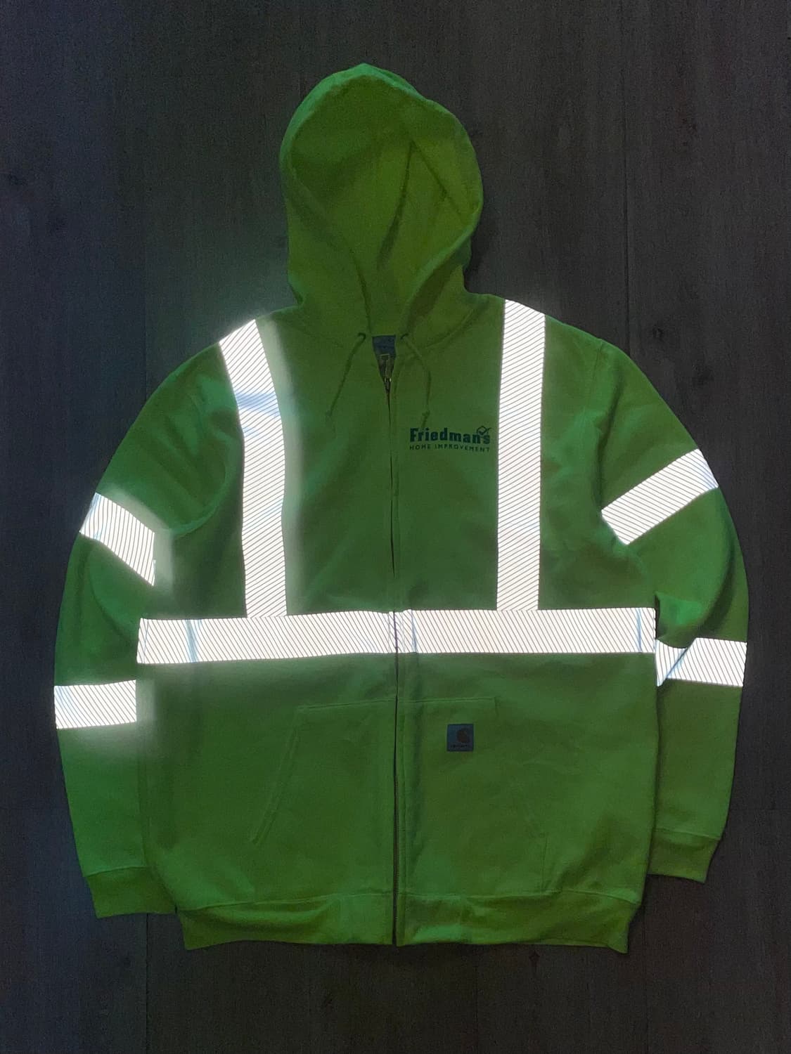 택포) 칼하트 USA Hi-vis 리플렉티브 집업 후드 상품이미지2