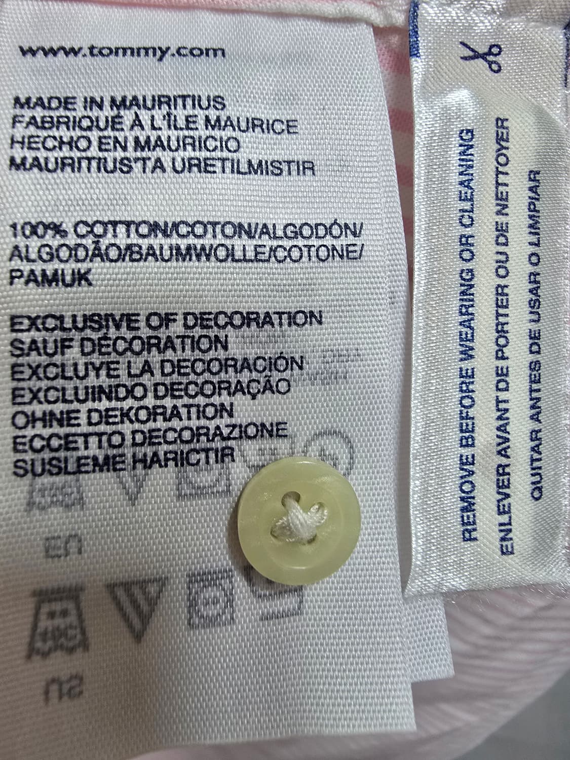 타미힐피거 핑크 스트라이프 셔츠 (1928) 상품이미지4