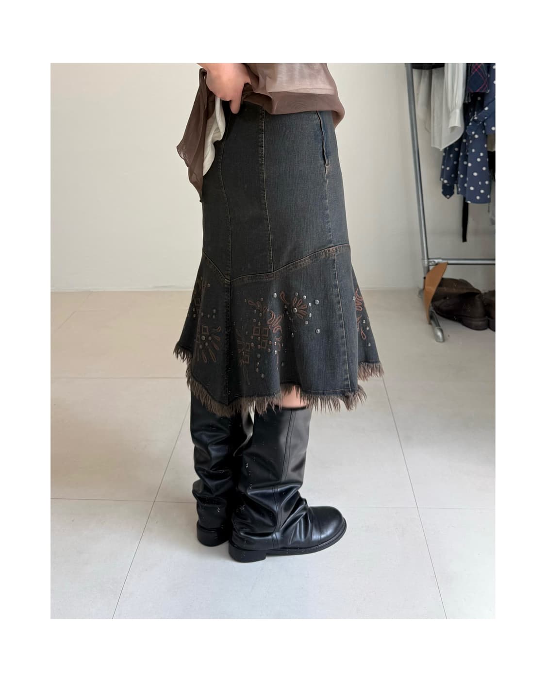 빈티지 스커트 상품이미지5