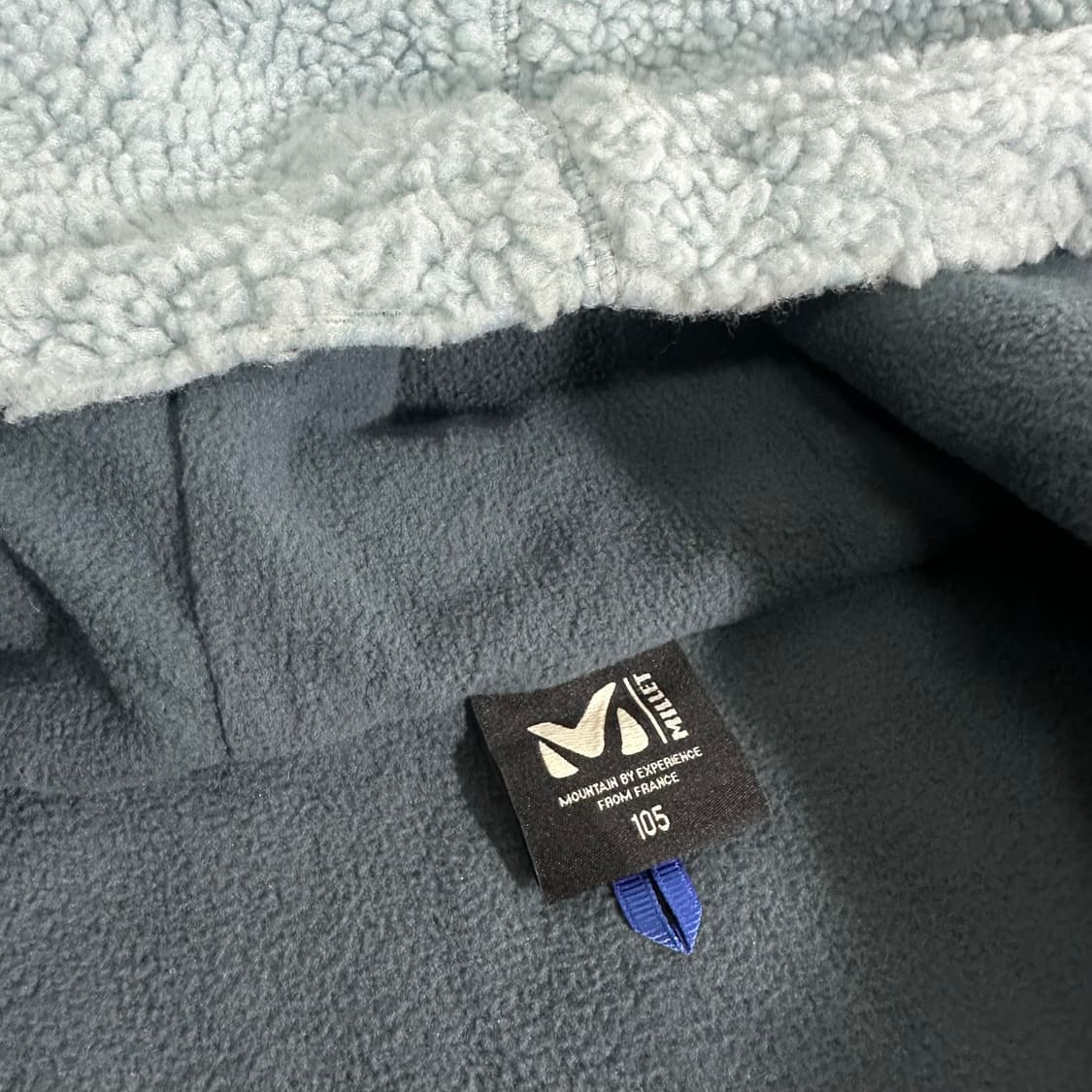 XL 밀레 스카이블루 오버핏 후드 플리스자켓 상품이미지5