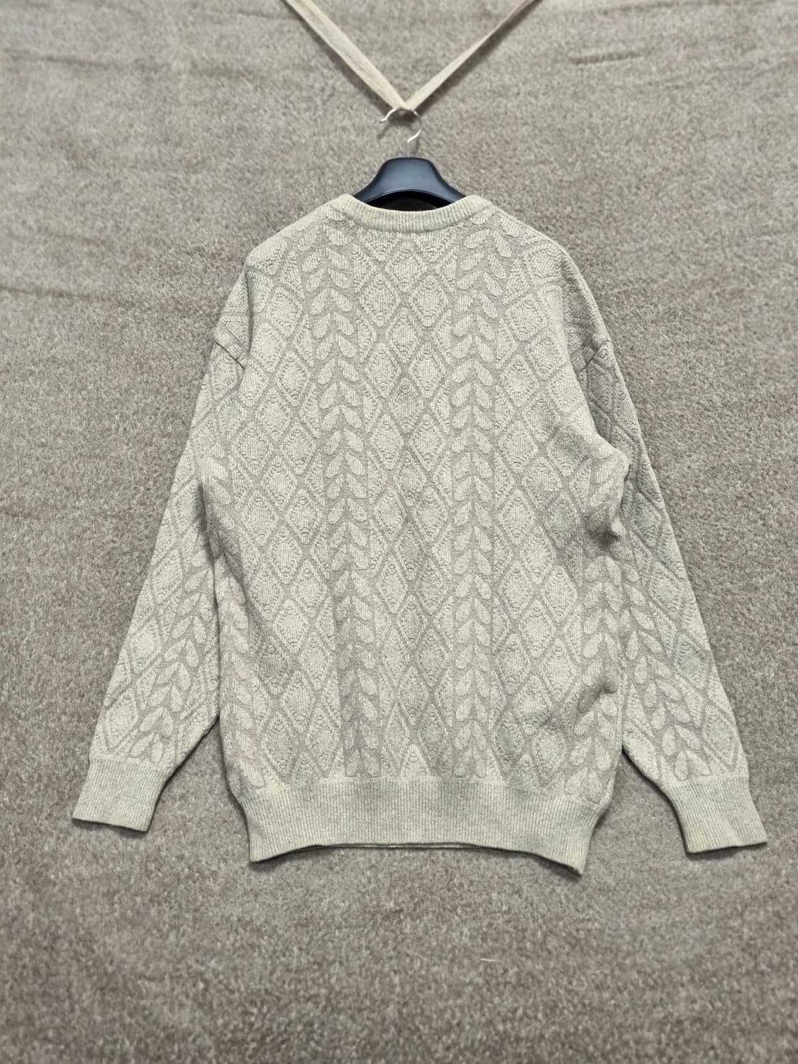 디올 남성 아이보리 패턴 니트 상품이미지2