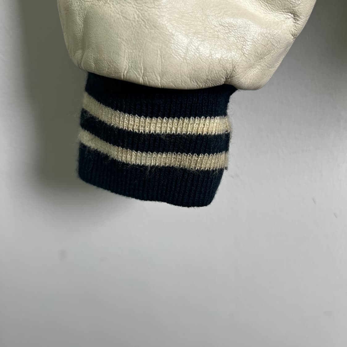 90's usa 오리지널 빈티지 MLB 양키스 바시티 자켓 M 상품이미지7