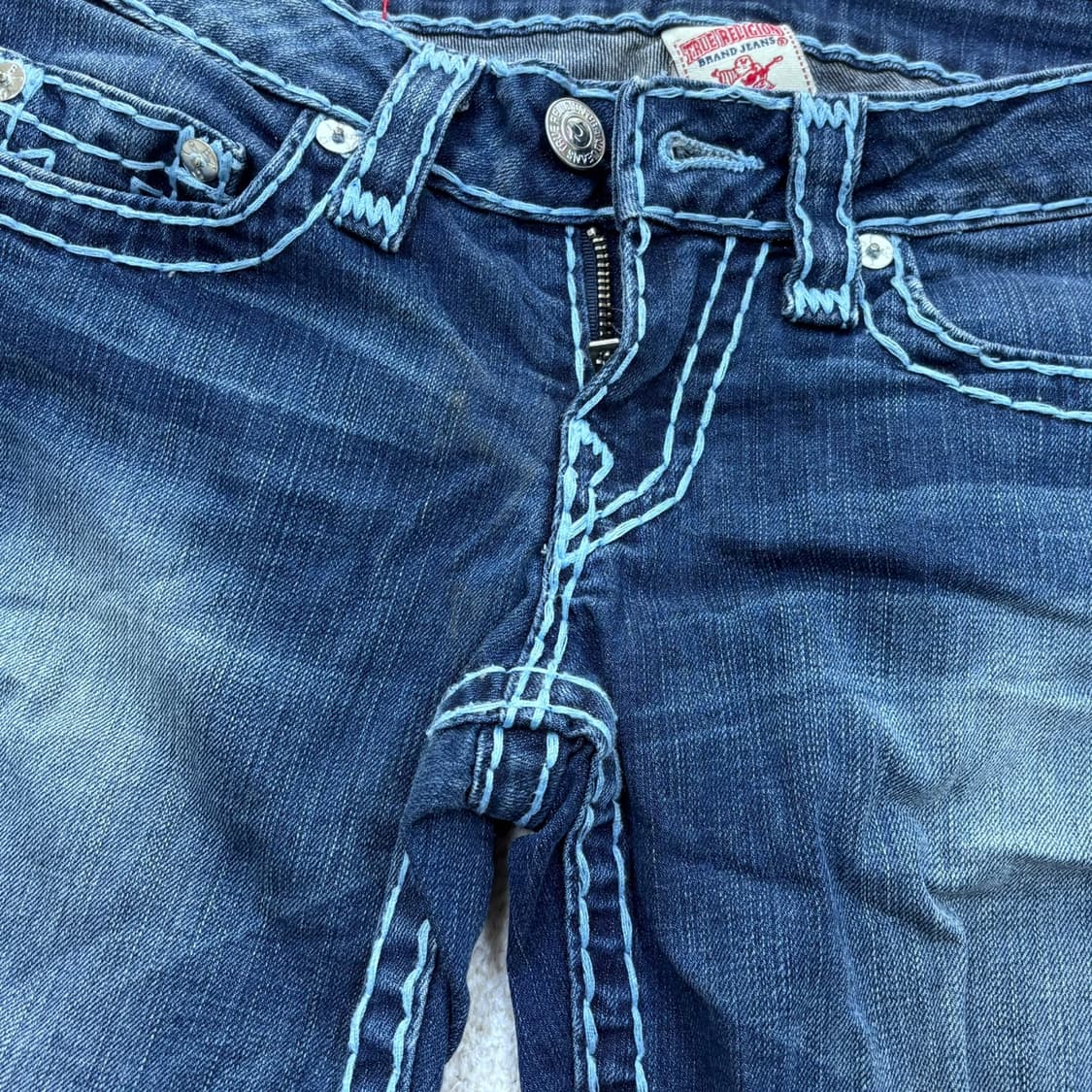 27 트루릴리전 데님 숏 팬츠 0406E 상품이미지6