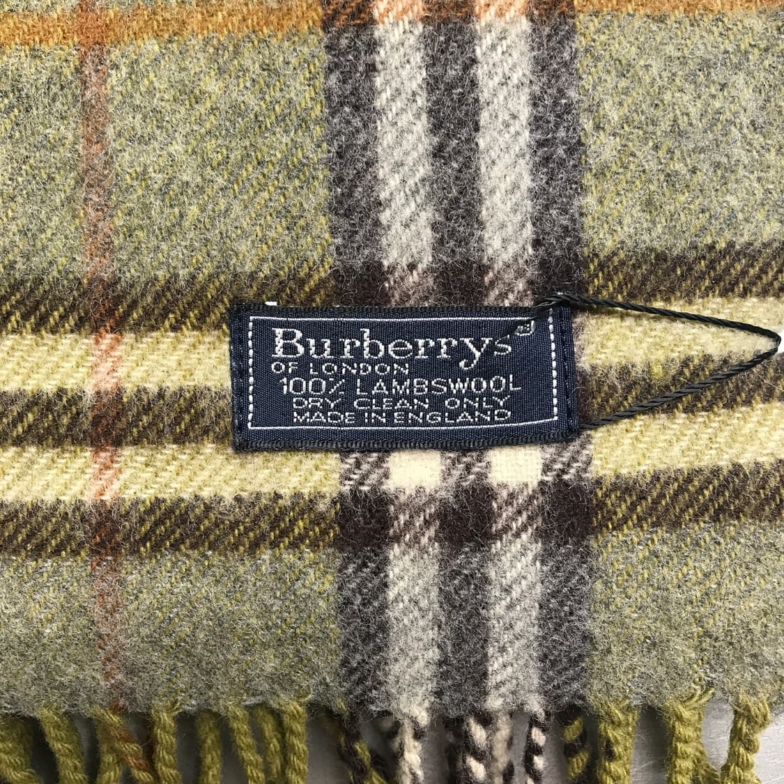 버버리 정품 램스울 머플러 카키 상품이미지4