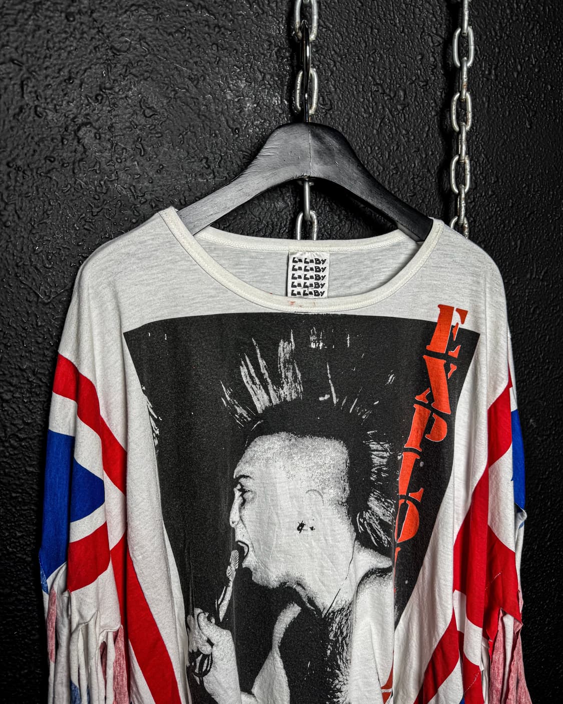 The Exploited – Fringe Cut-off Punk Top  상품이미지2