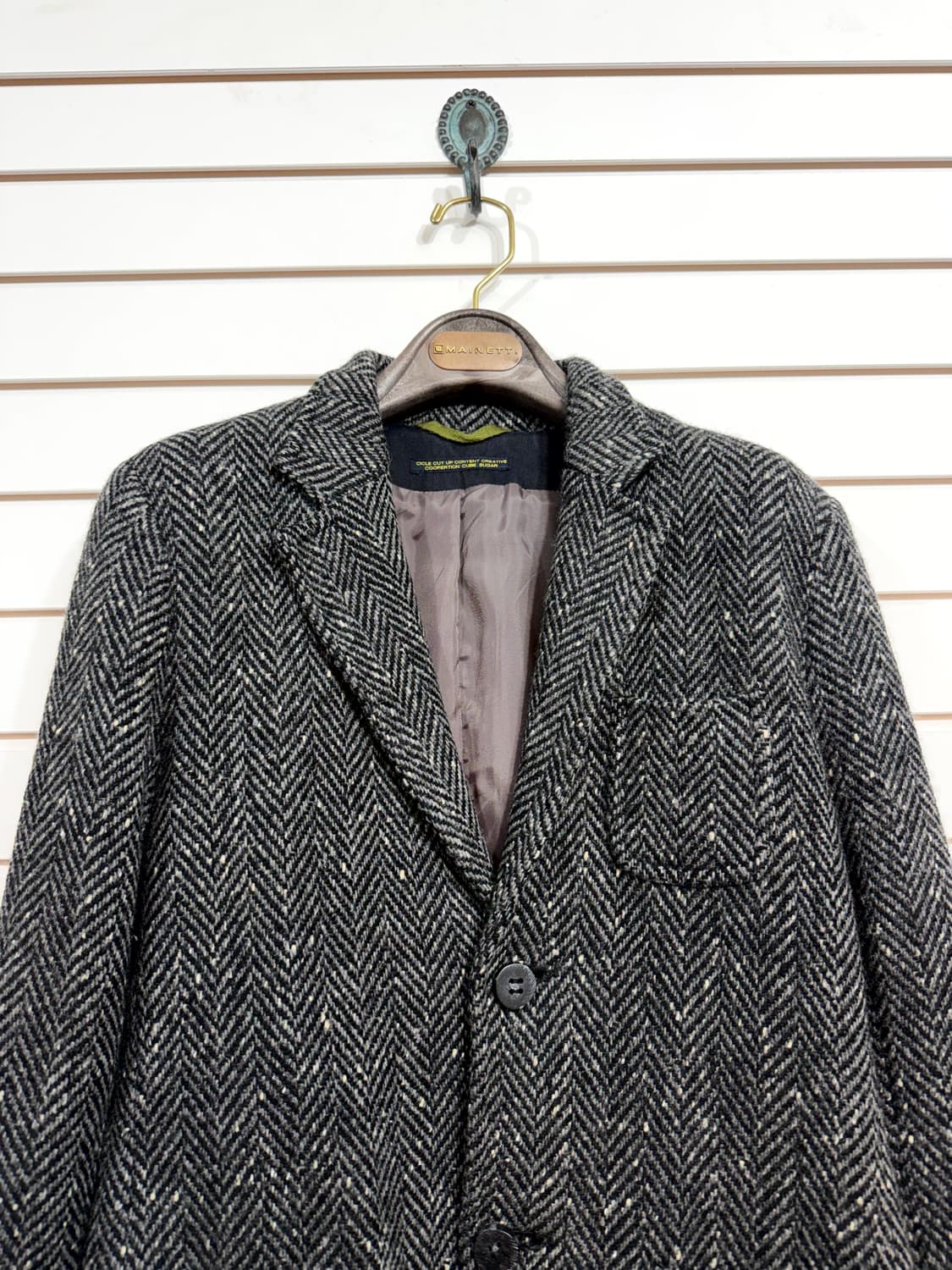 CUBE SUGAR 여성 헤링본 자켓 상품이미지3