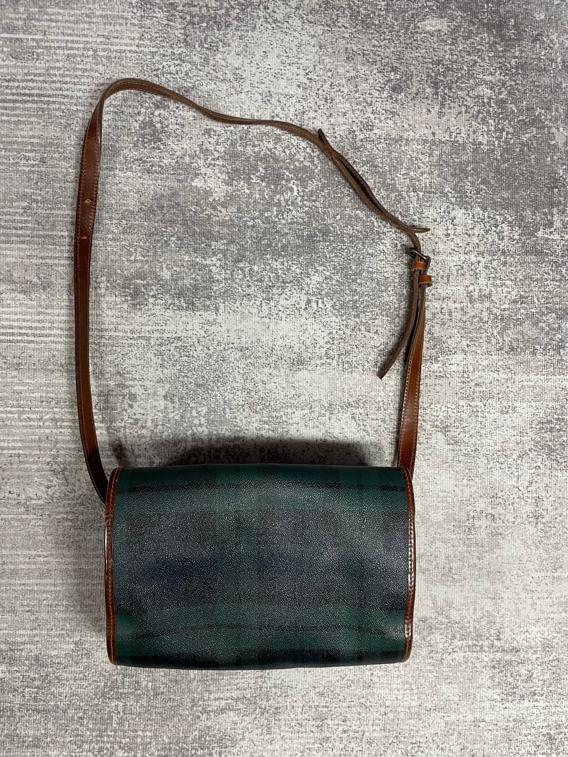 90s vtg Polo Ralph Lauren 블랙워치 크로스 상품이미지8