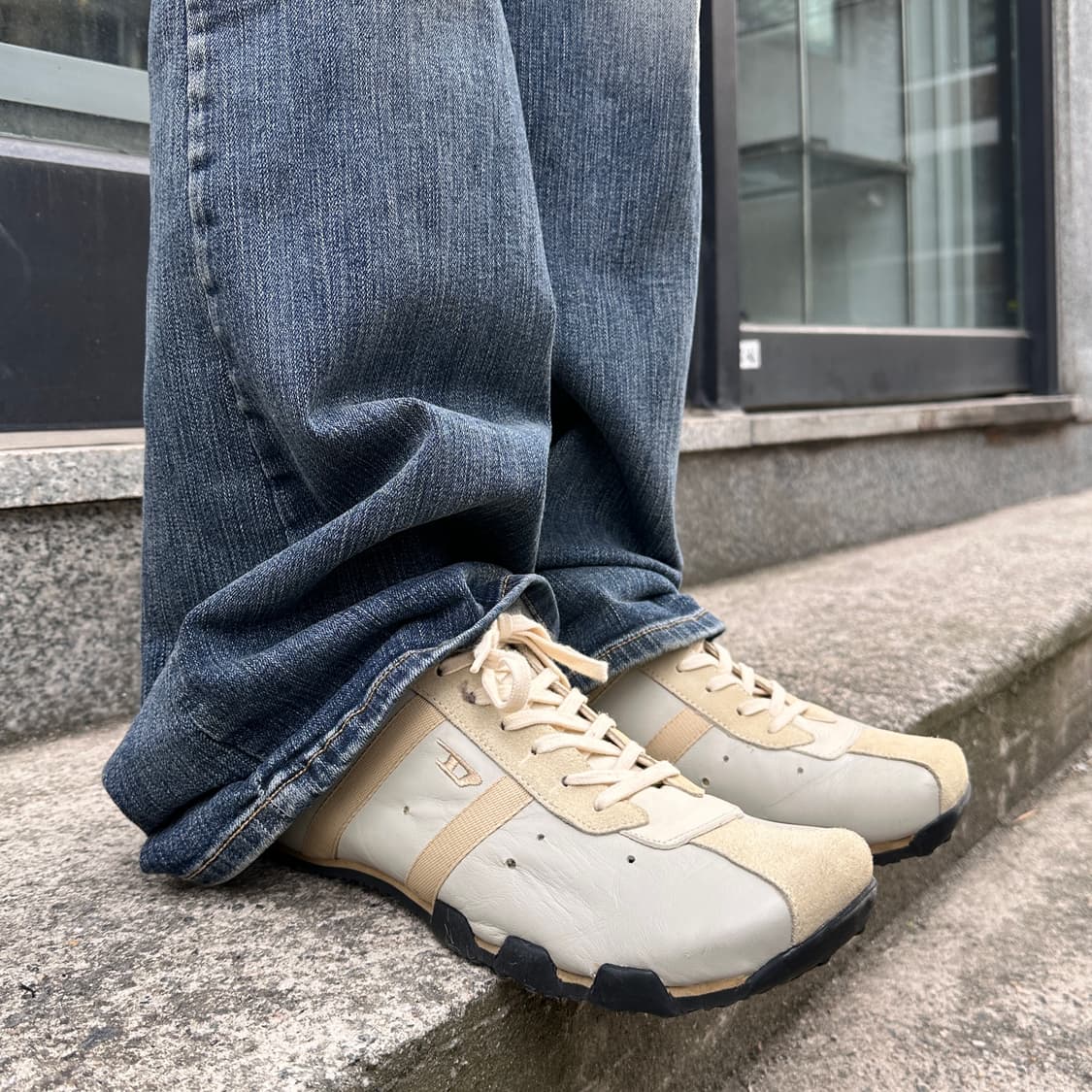 00s 레어 데드스톡 디젤 스퀘어토 스니커즈 풀박스 상품이미지1