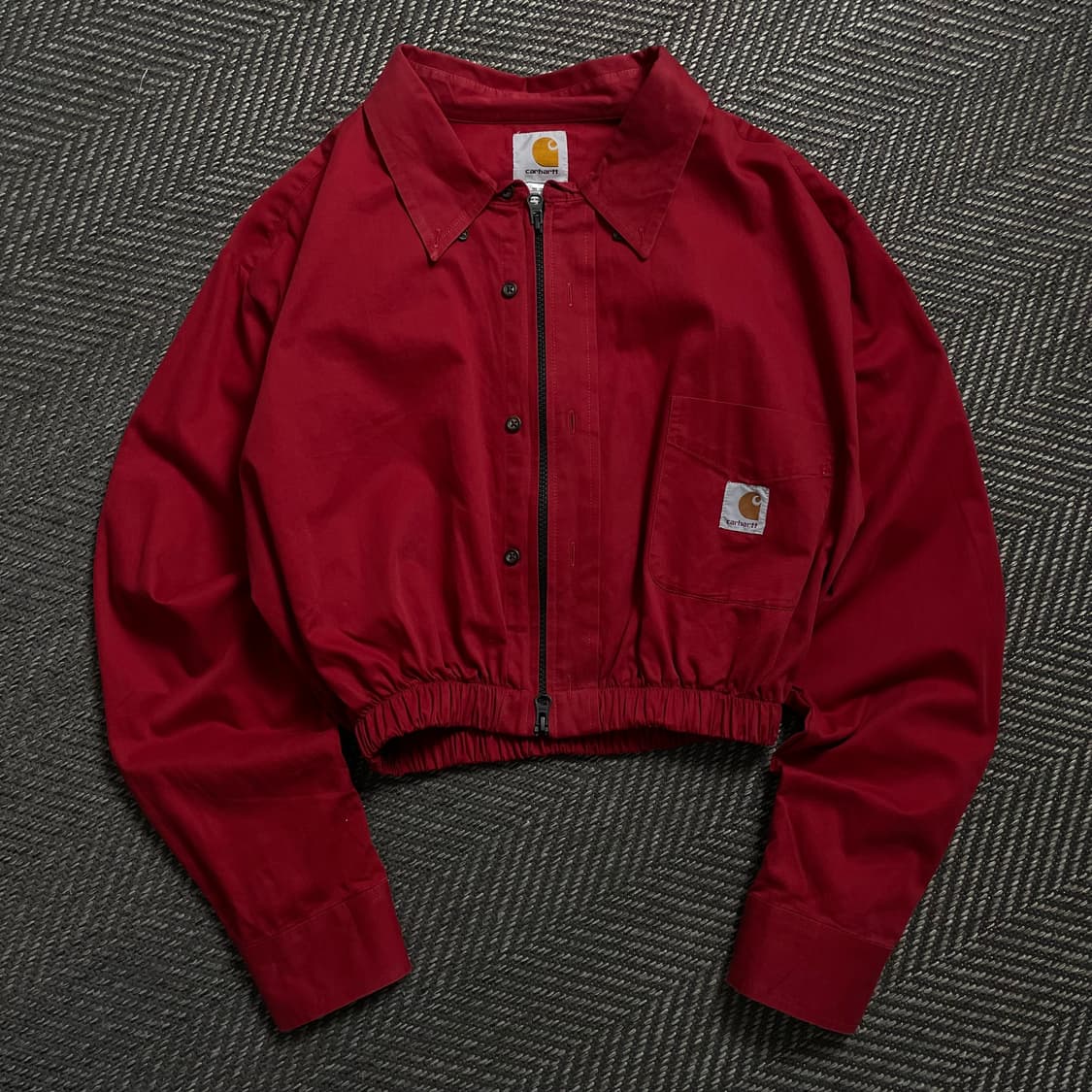 칼하트 크롭 리메이크 투웨이 셔츠 자켓o 4564 상품이미지1