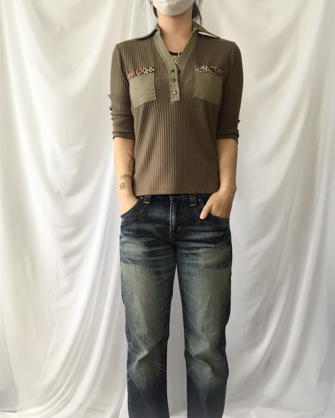 Ribbed pk sleeve 상품이미지5