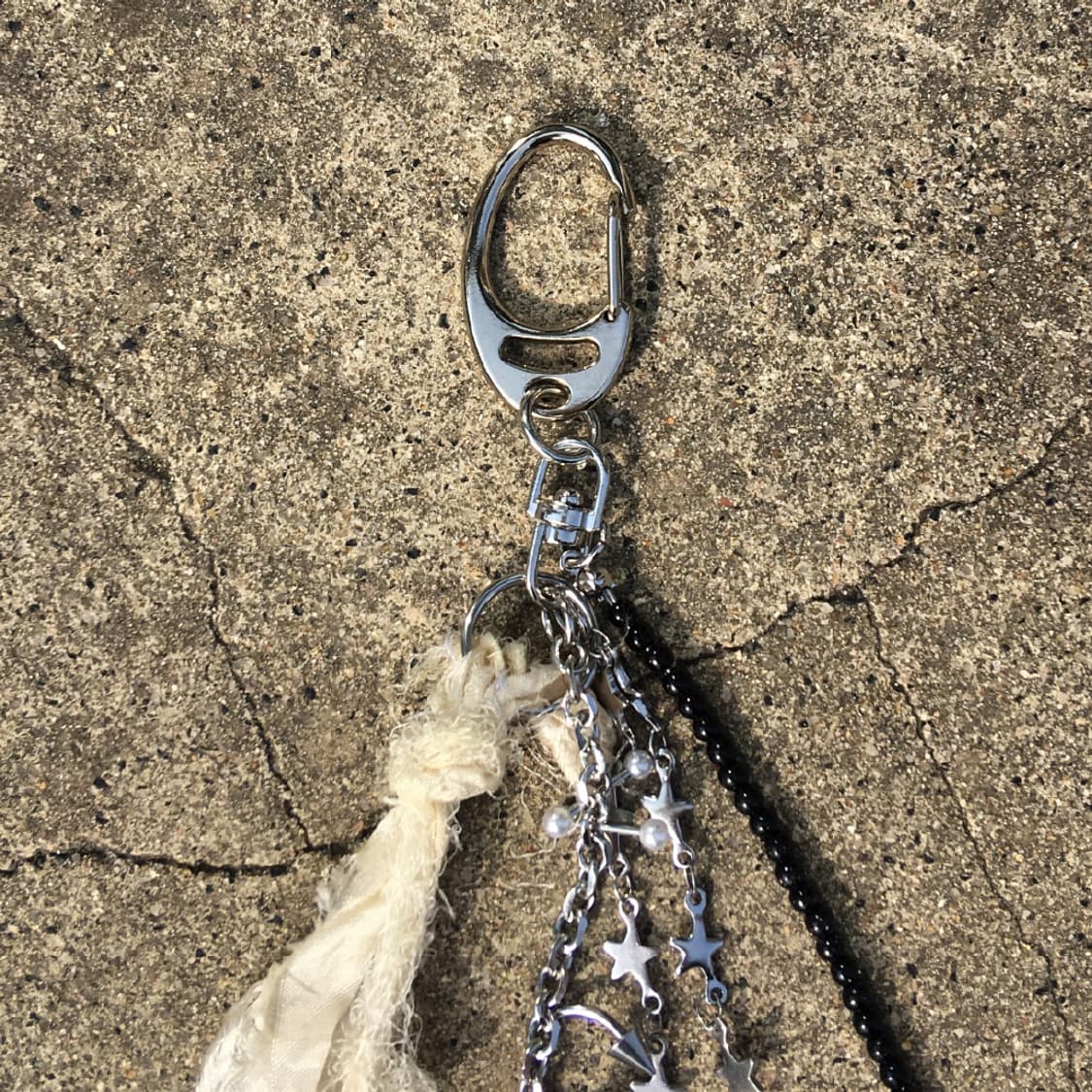 shellfish &  silver Keyring (handmade) 상품이미지2