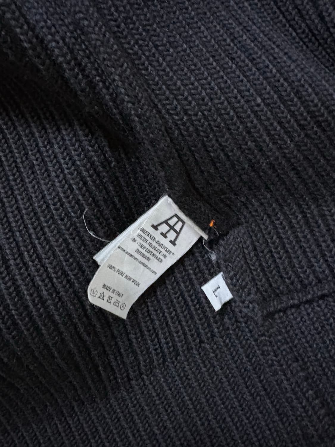 안데르센안데르센 풀집업 니트 L 상품이미지5