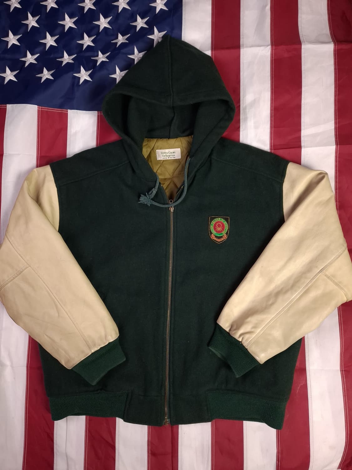 오리지날 80's 국내산 베네통 후드 자켓 상품이미지1