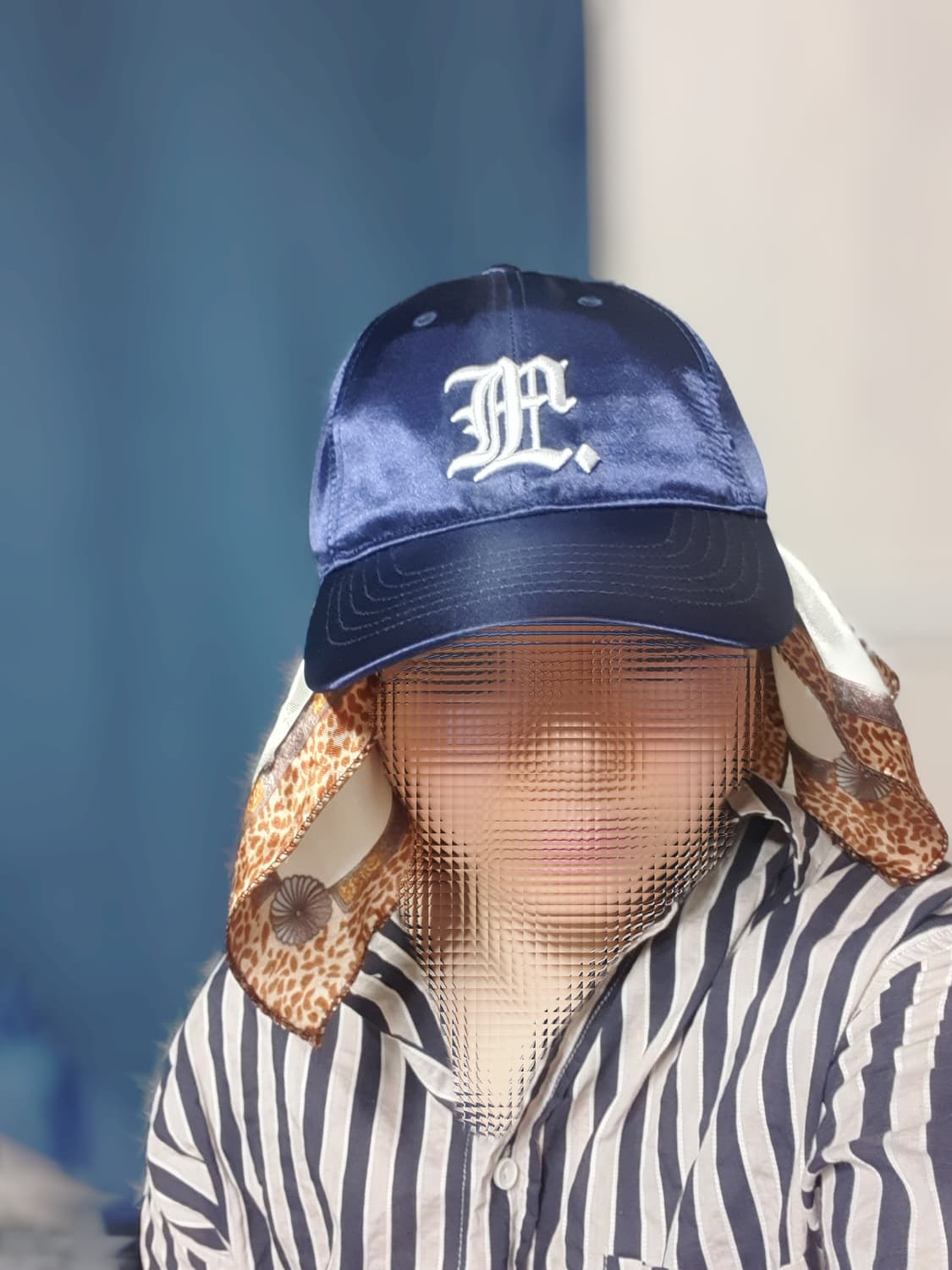 블루 네이비 블링블링  엘엠씨 볼캡 모자  상품이미지9