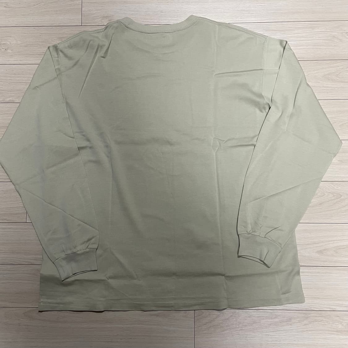 오라리 러스터 플레이팅 긴팔티 (라이트그린/5사이즈) 상품이미지3