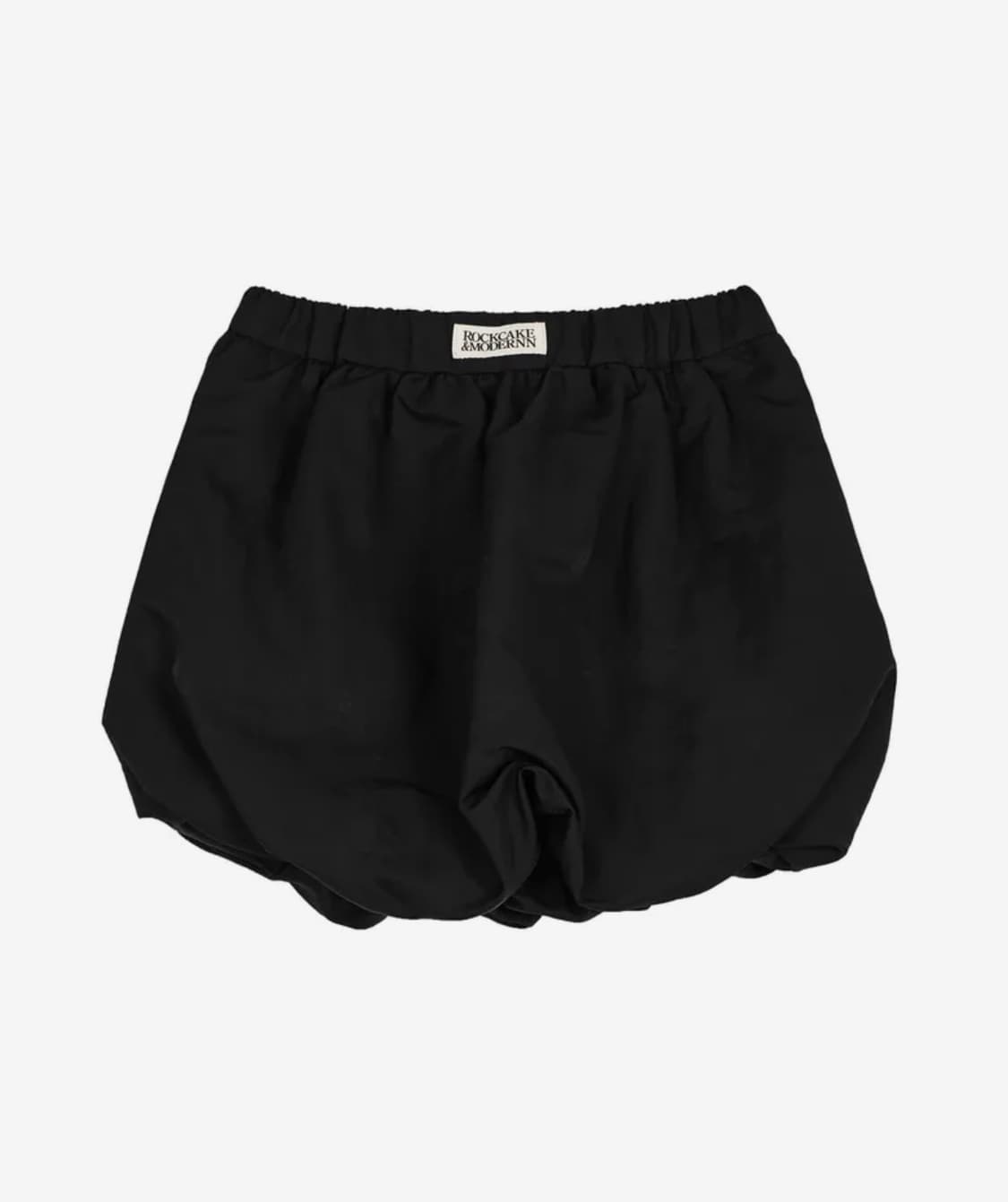 Nylon Shirred Balloon Skirt - Black 상품이미지2
