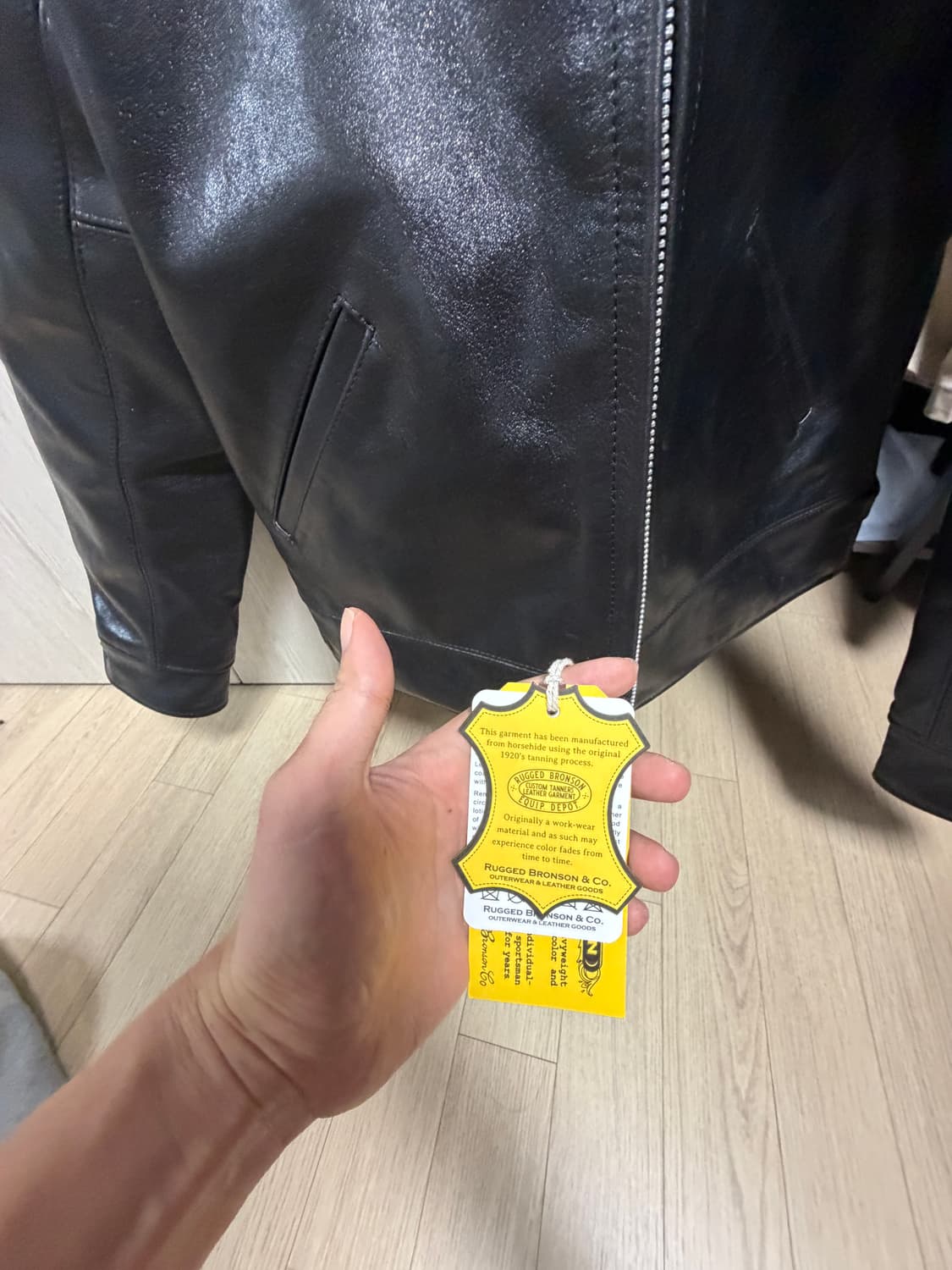 브론슨 말가죽 자켓 판매 ,교환 상품이미지4