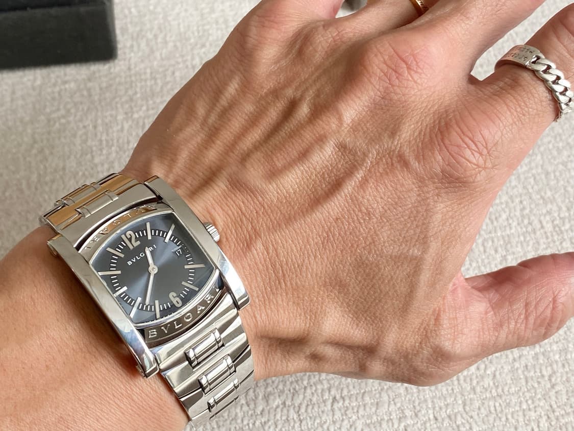 불가리 아시오마 AA39S 39mm 쿼츠 중형 사이즈 스틸(남녀공용) 상품이미지3
