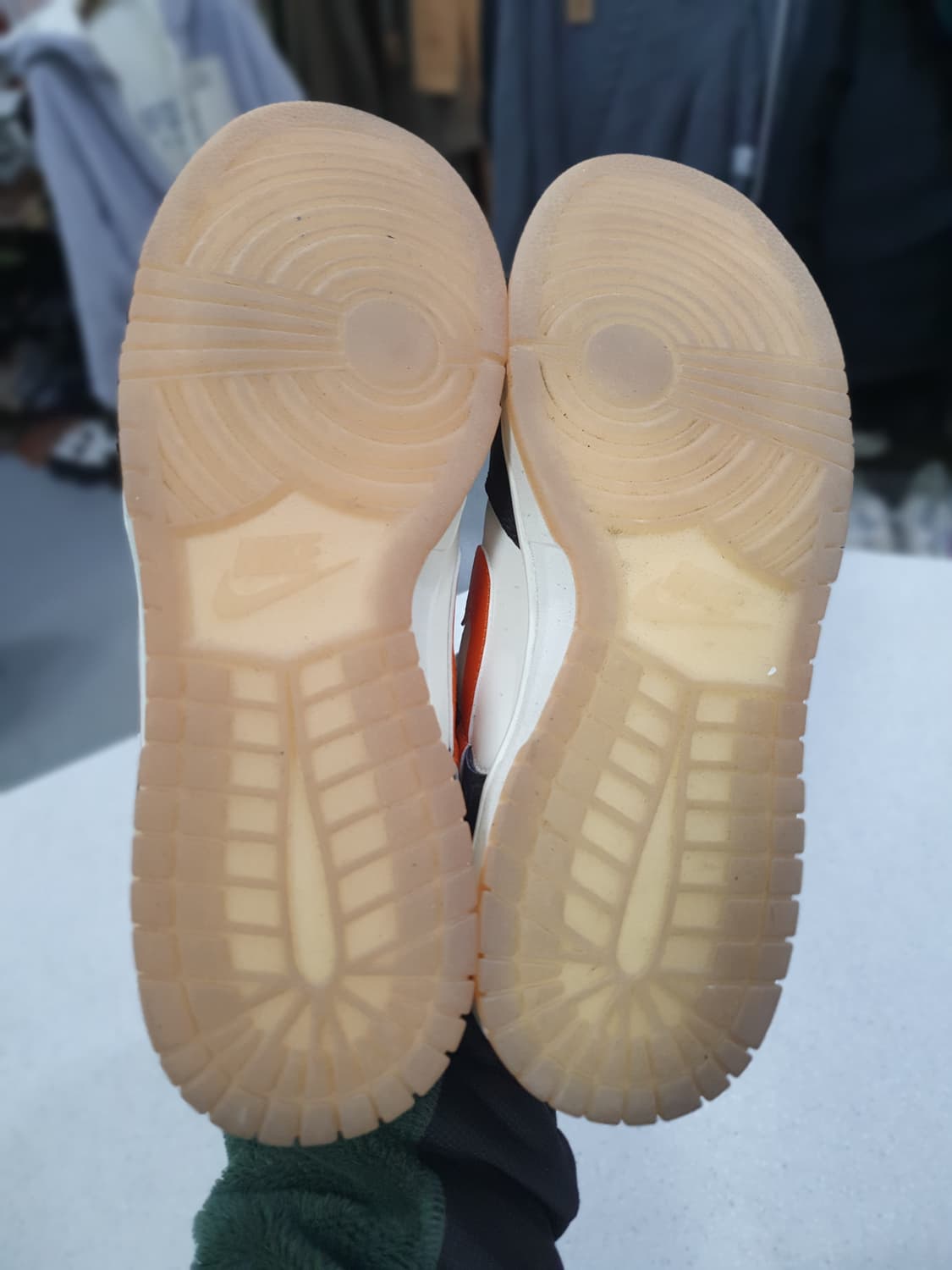 나이키 덩크 로우 레트로 프리미엄 할로윈 흰/검/오렌지UK9.5 상품이미지6