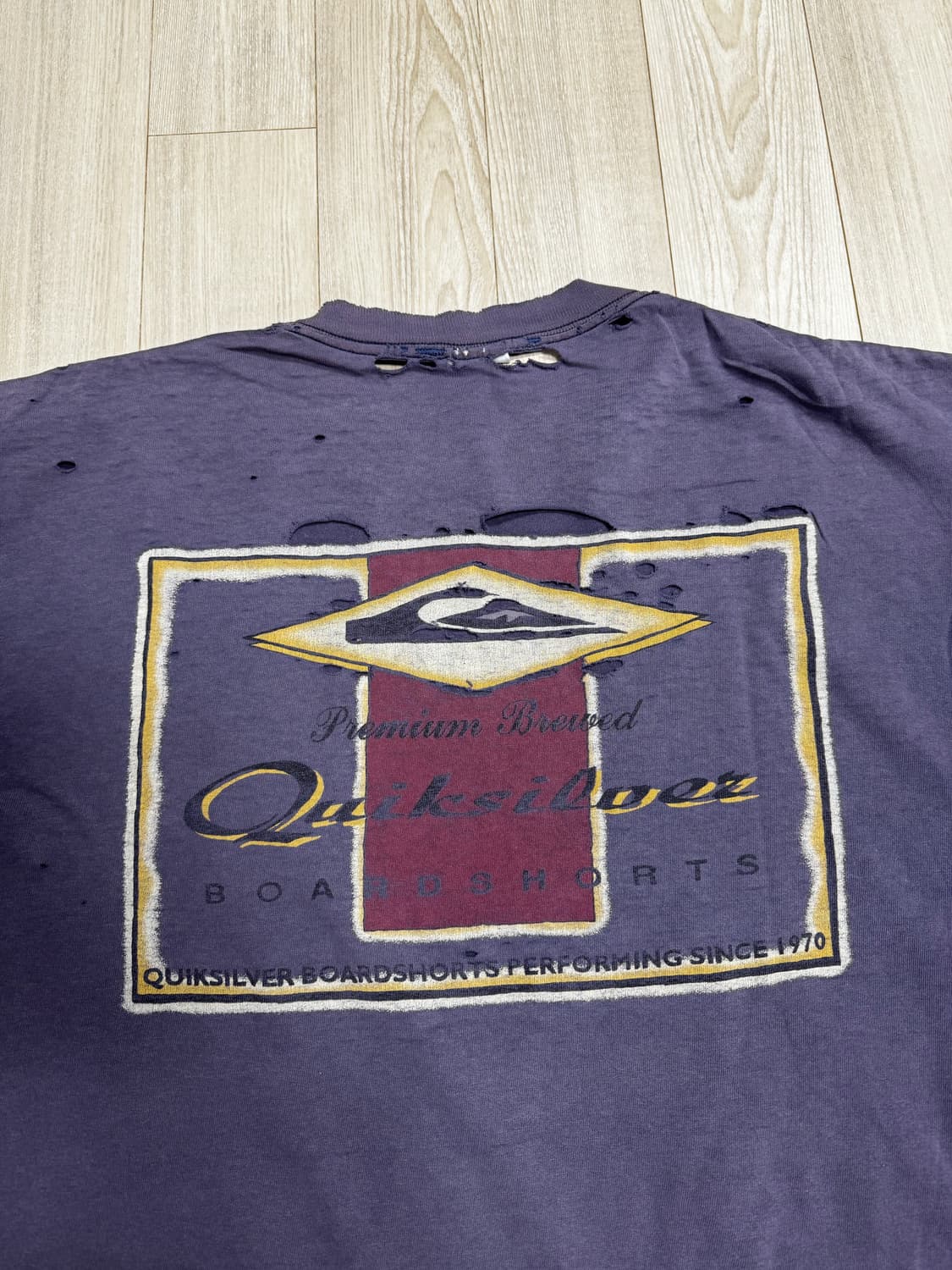 빈티지 트레쉬드 퀵 실버 티셔츠 상품이미지6