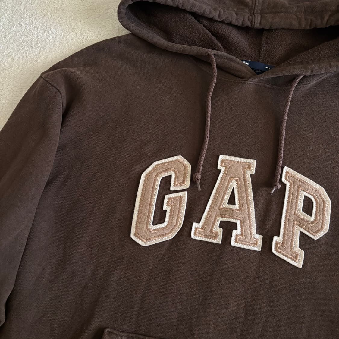 갭 GAP 대장 핀터깔 아방핏 빅로고 후드티 상품이미지2